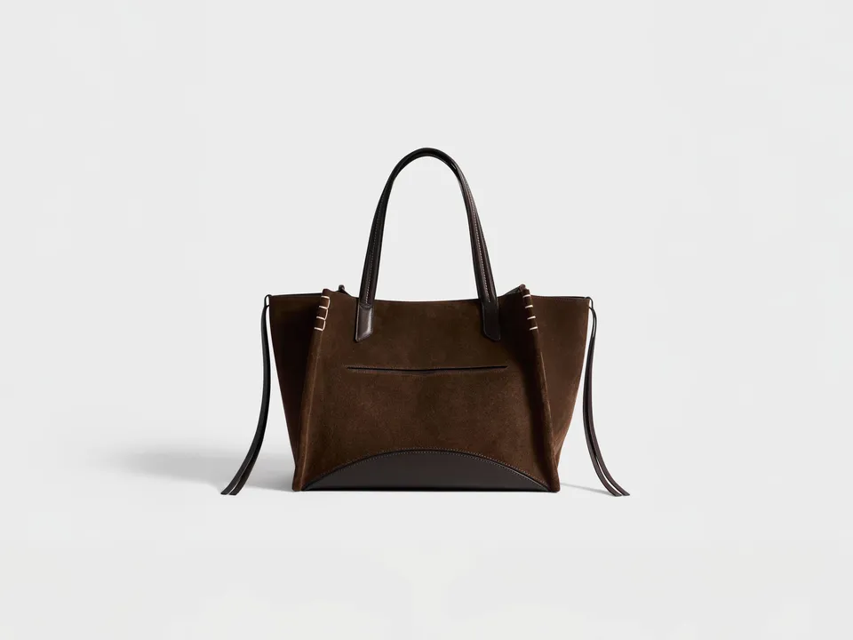J.W.Anderson Loafer Cabas Tasche Braun Wildleder