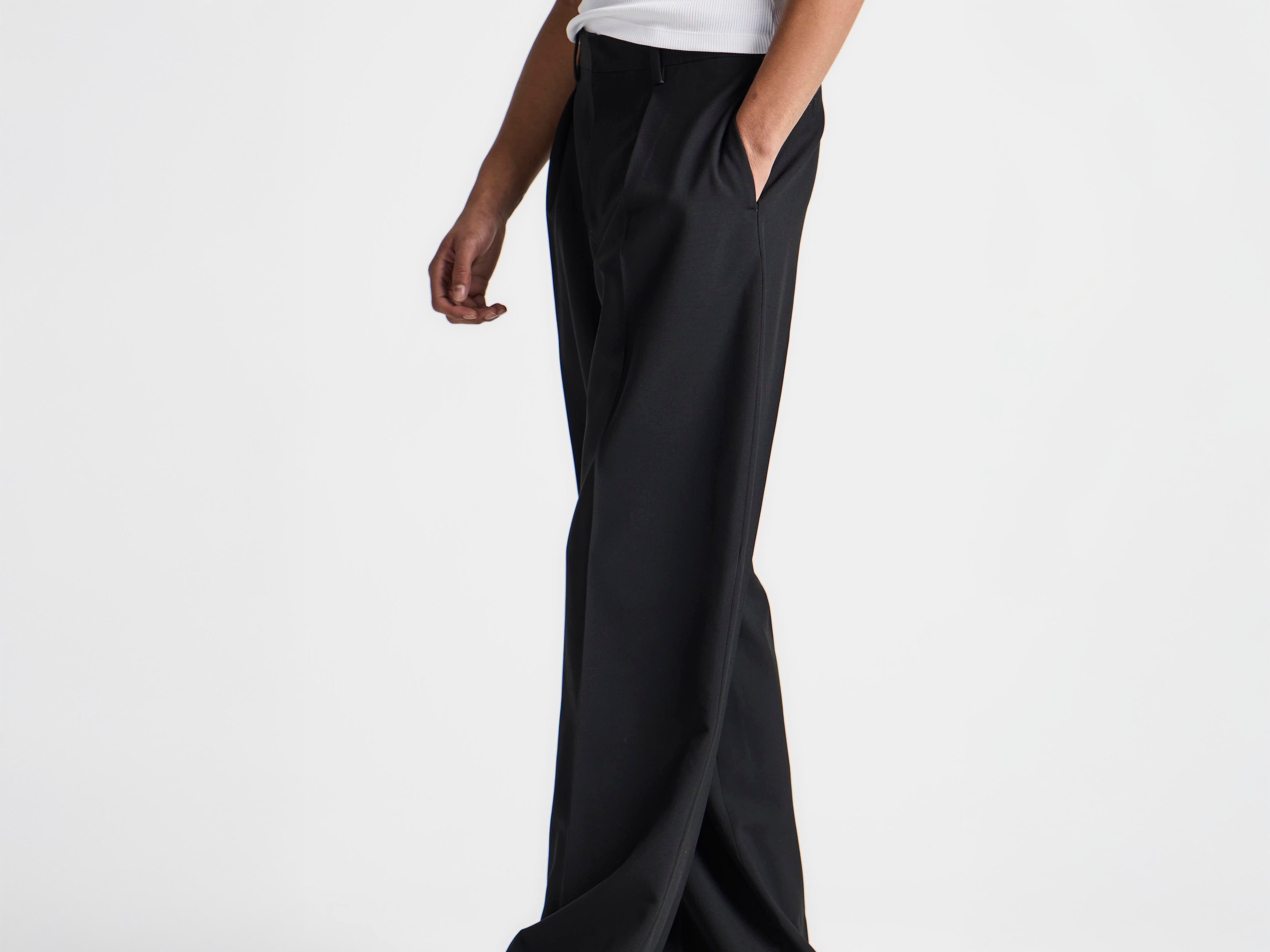 J.W.Anderson Straight Leg Trousers Hose Schwarz