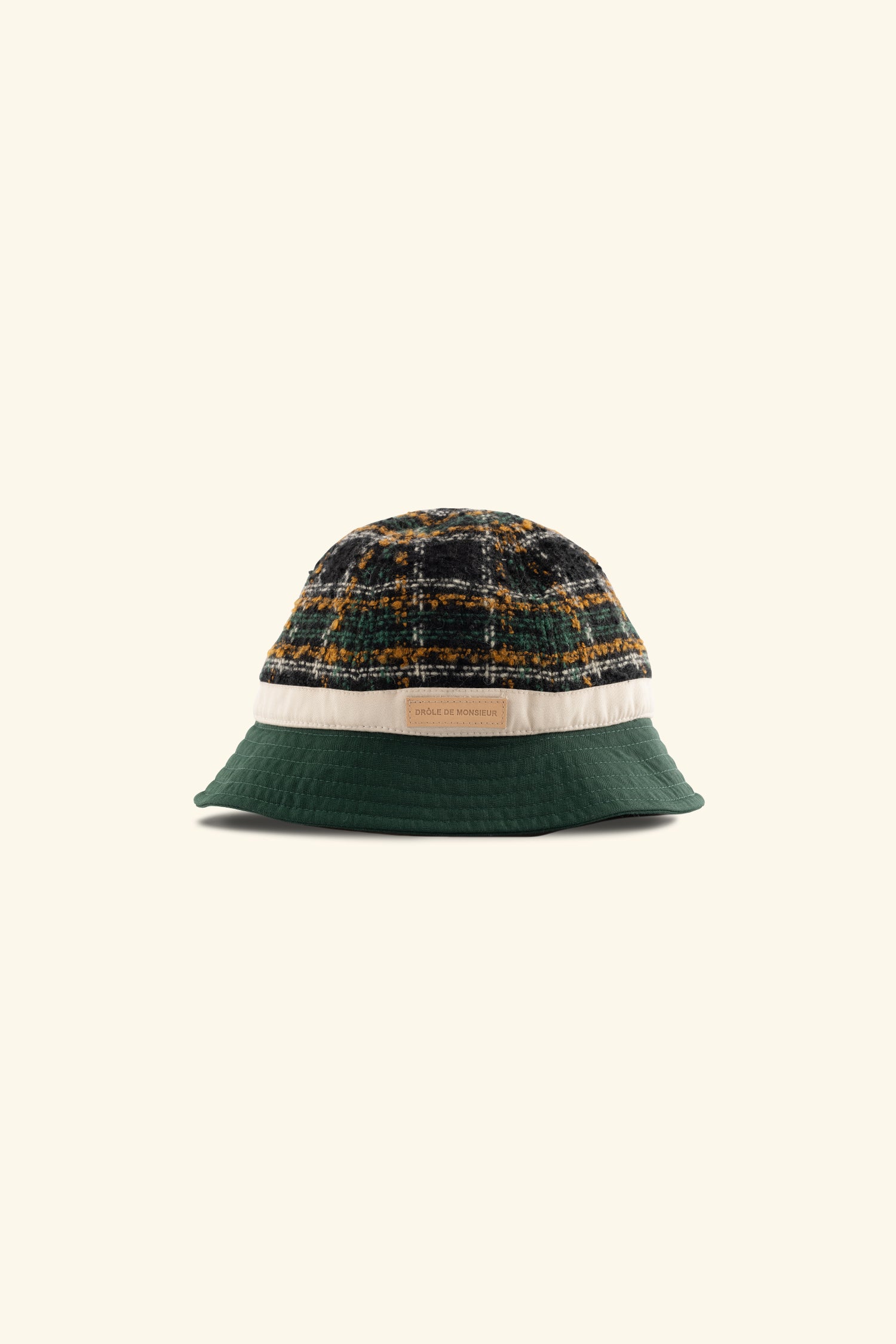 Drôle De Monsieur Le Bob Fancy Bucket Hat Beige