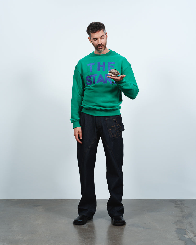 J.W.Anderson The Start Sweatshirt Pullover Hellgrün