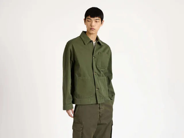J.W.Anderson Patch Pocket Jacke Washed Green Herren