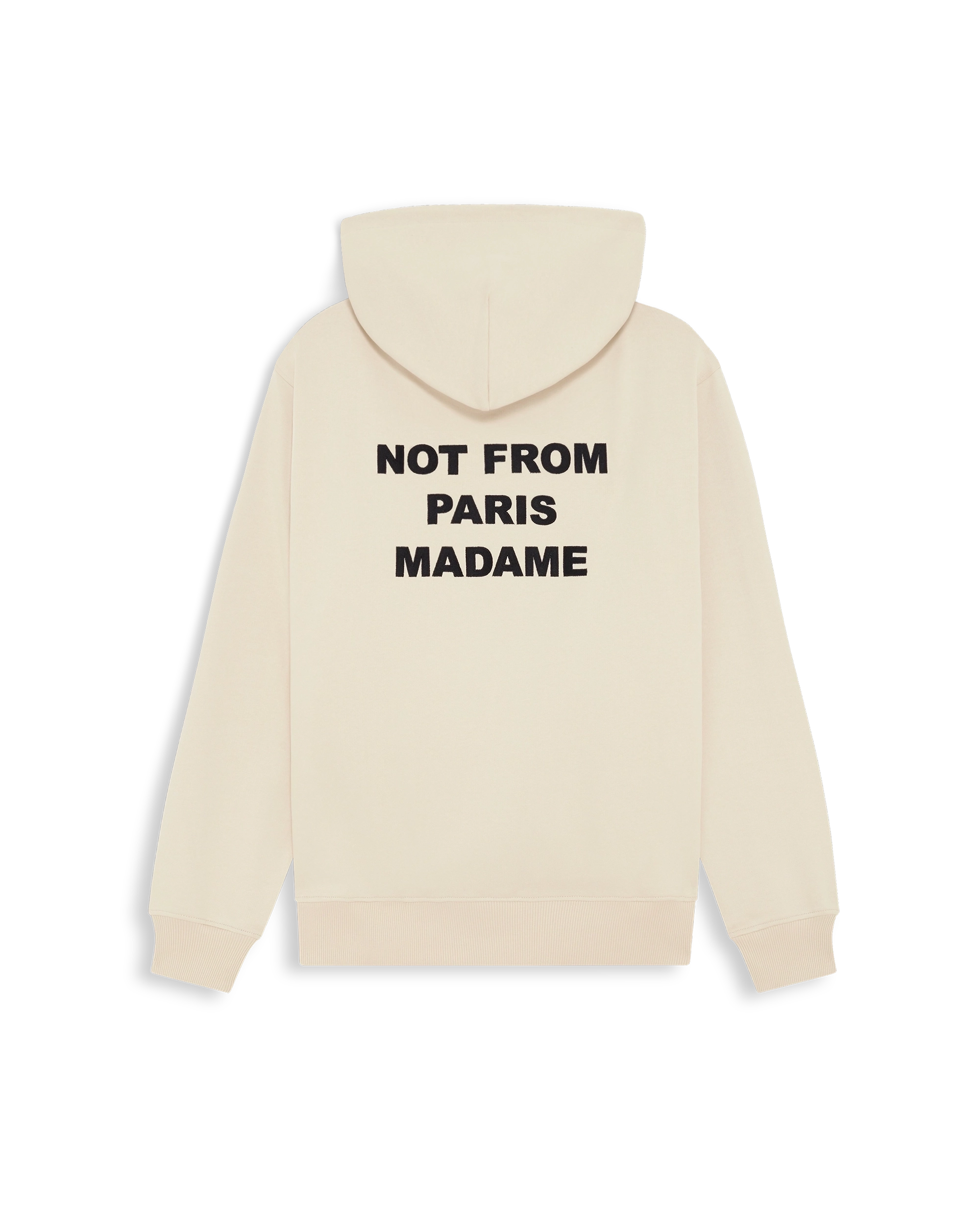 Drôle De Monsieur Le Hoodie Slogan Hoodie beige Baumwolle