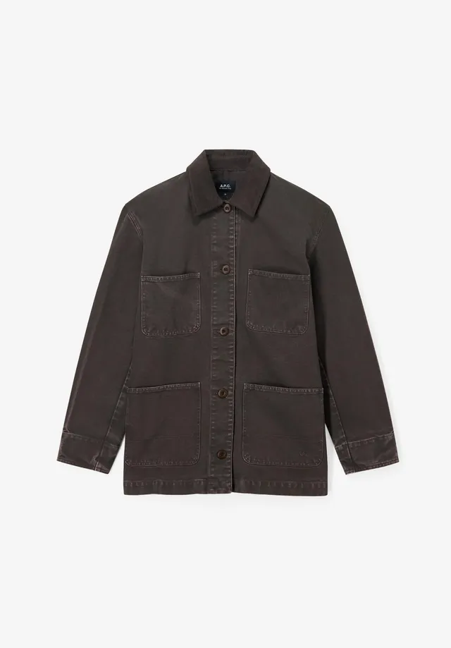 A.P.C. Workwear-Jacke Canvas braun
