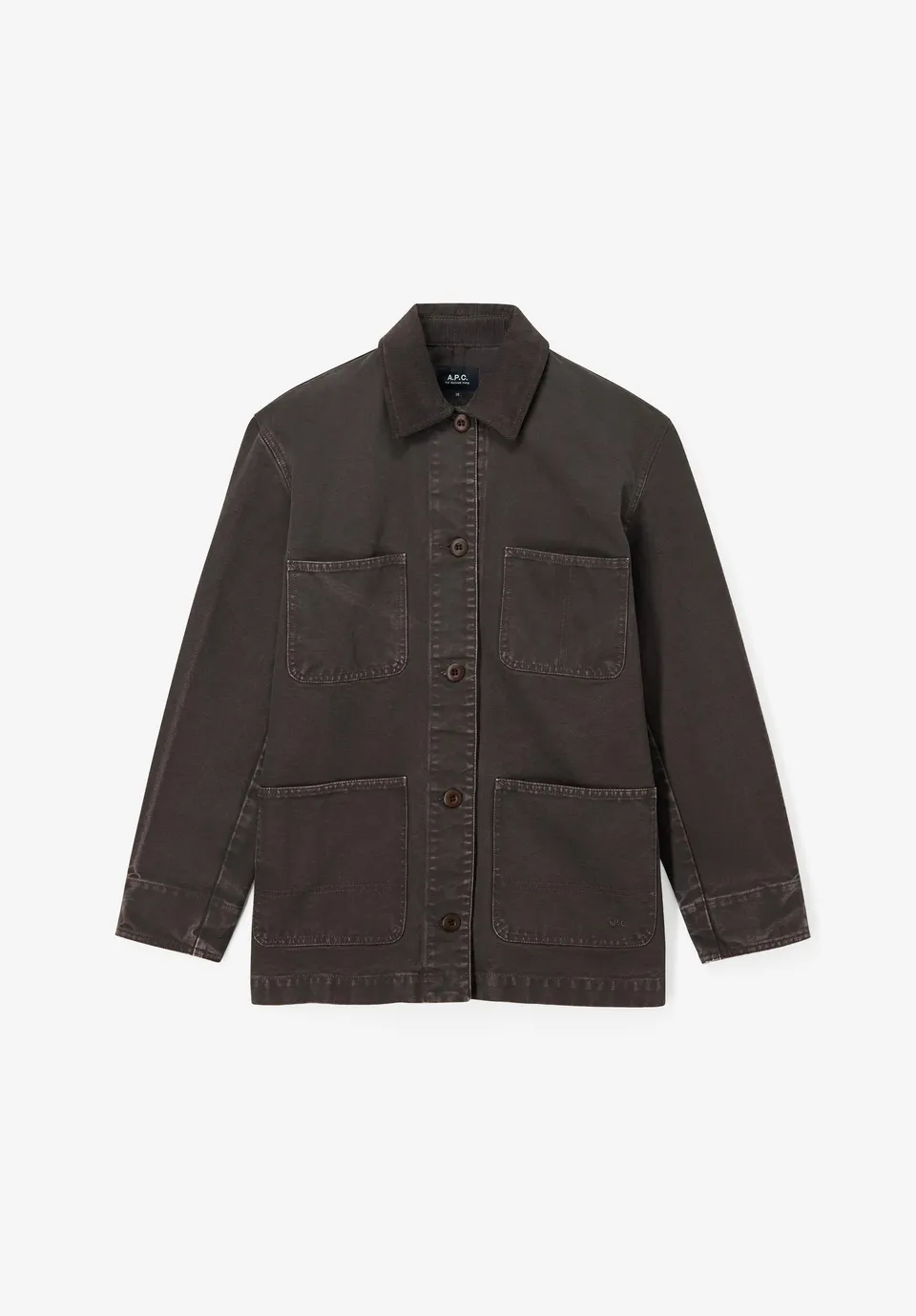 A.P.C. Workwear-Jacke Canvas braun