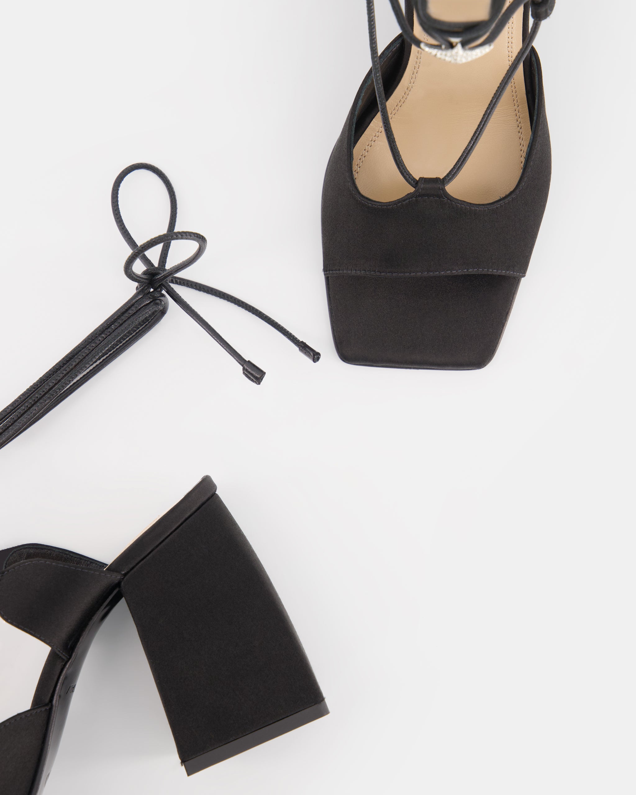 Nodaleto Bulla Gala 90 Sandalen Black Satin
