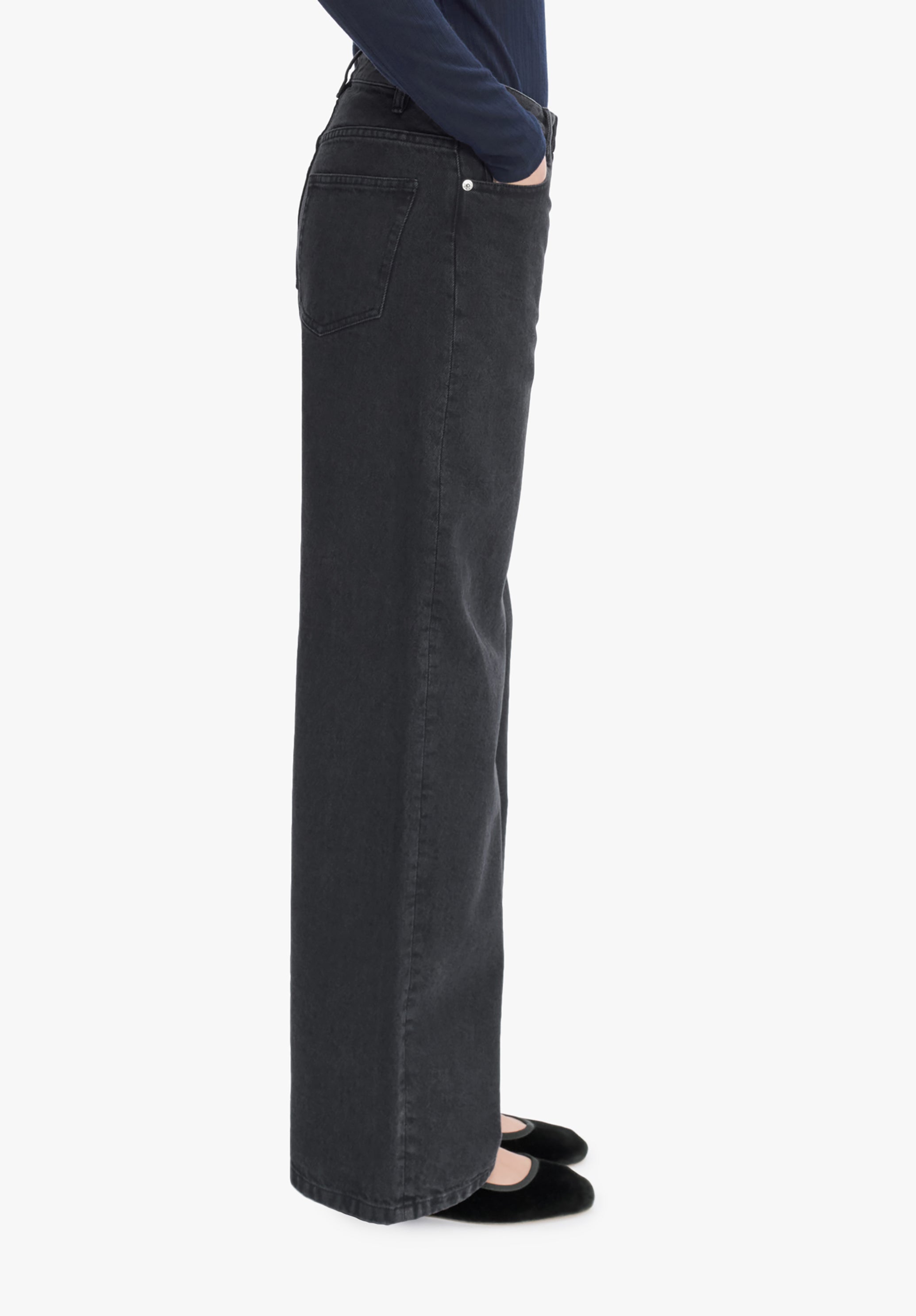 A.P.C. Elisabeth Jeans Denim hohe Taille 70er-Schnitt