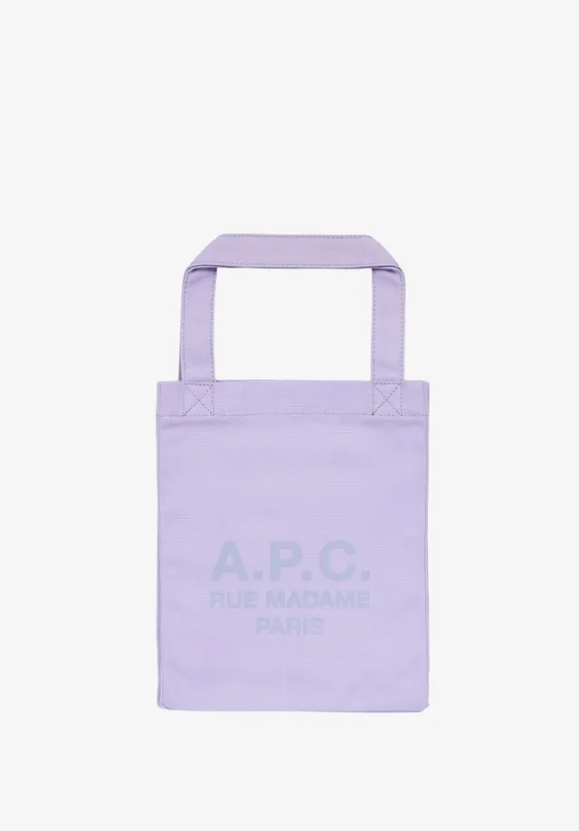 A.P.C. Lou Rue Madame Small Tragetasche Rose Baumwolle