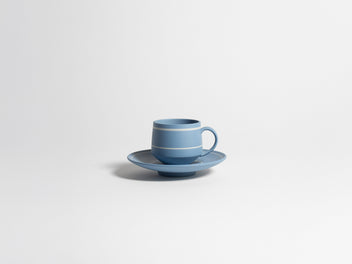 J.W.Anderson Tableware Kaffeetasse Untertasse Hellblau Wedgwood