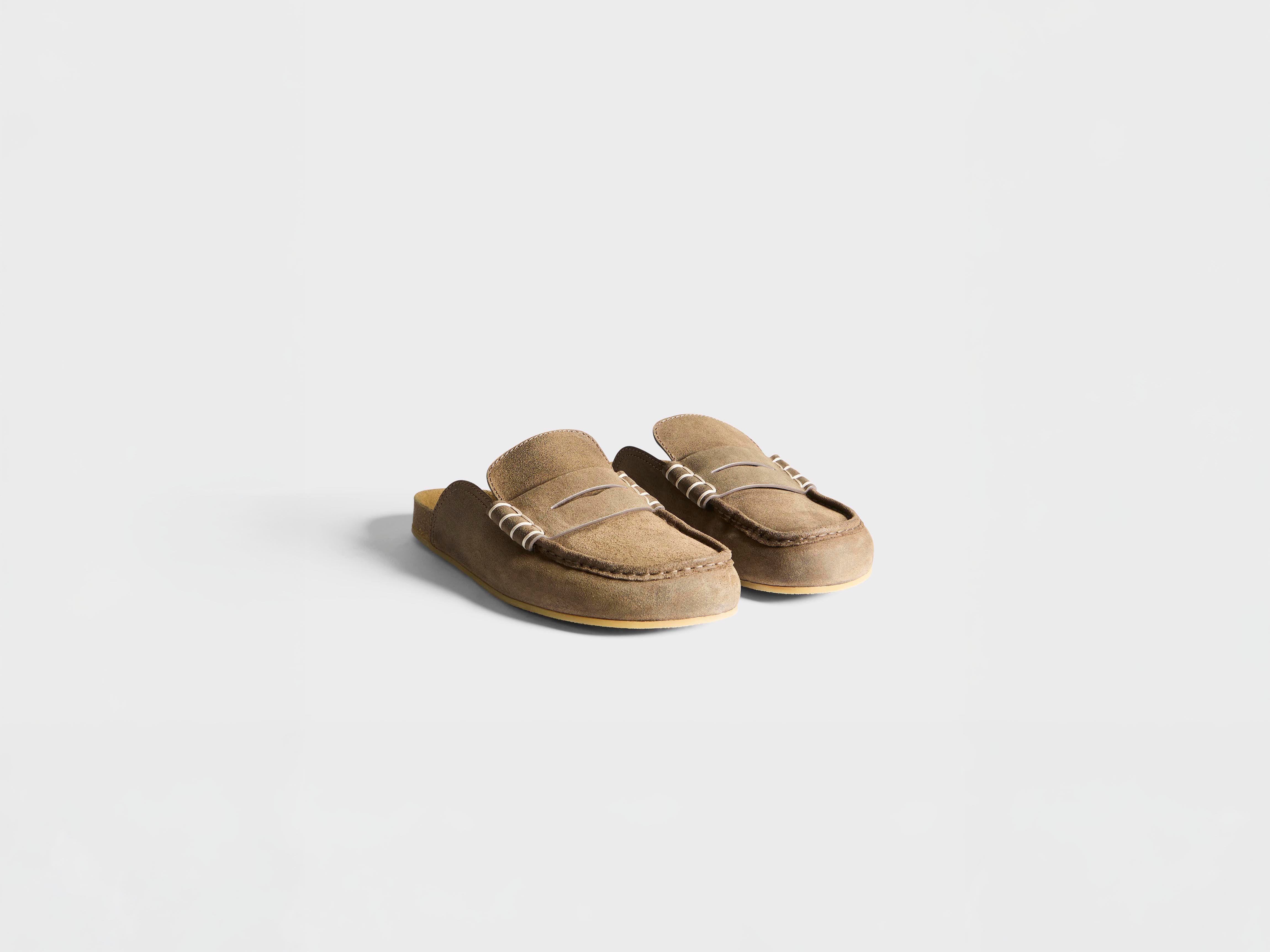 J.W.Anderson Stitch Loafer Dark Taupe Leder 46