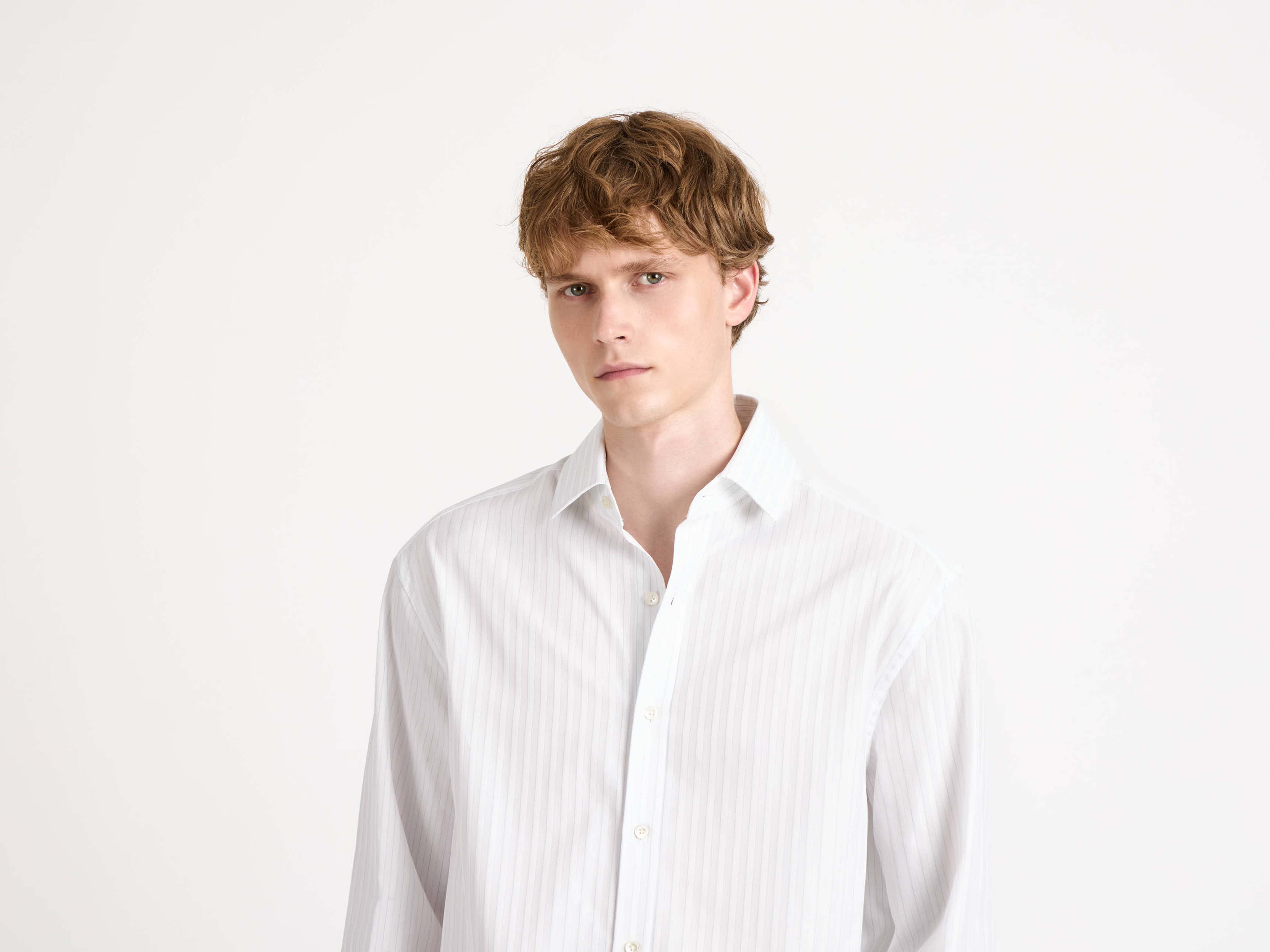 J.W.Anderson Classic Hemd Herren white blue Popeline