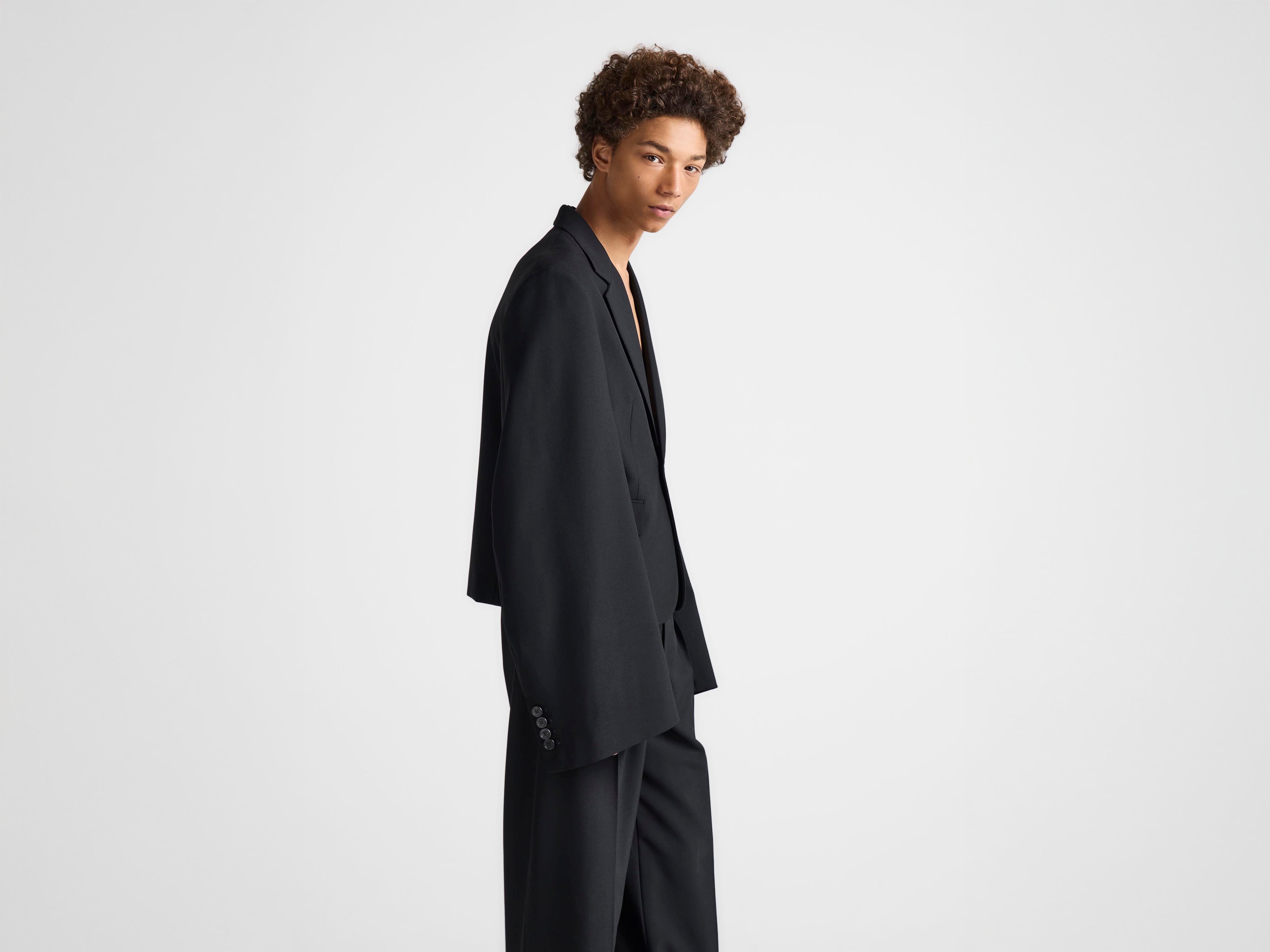 J.W.Anderson Blazer Wide Sleeve Herren Schwarz Wolle