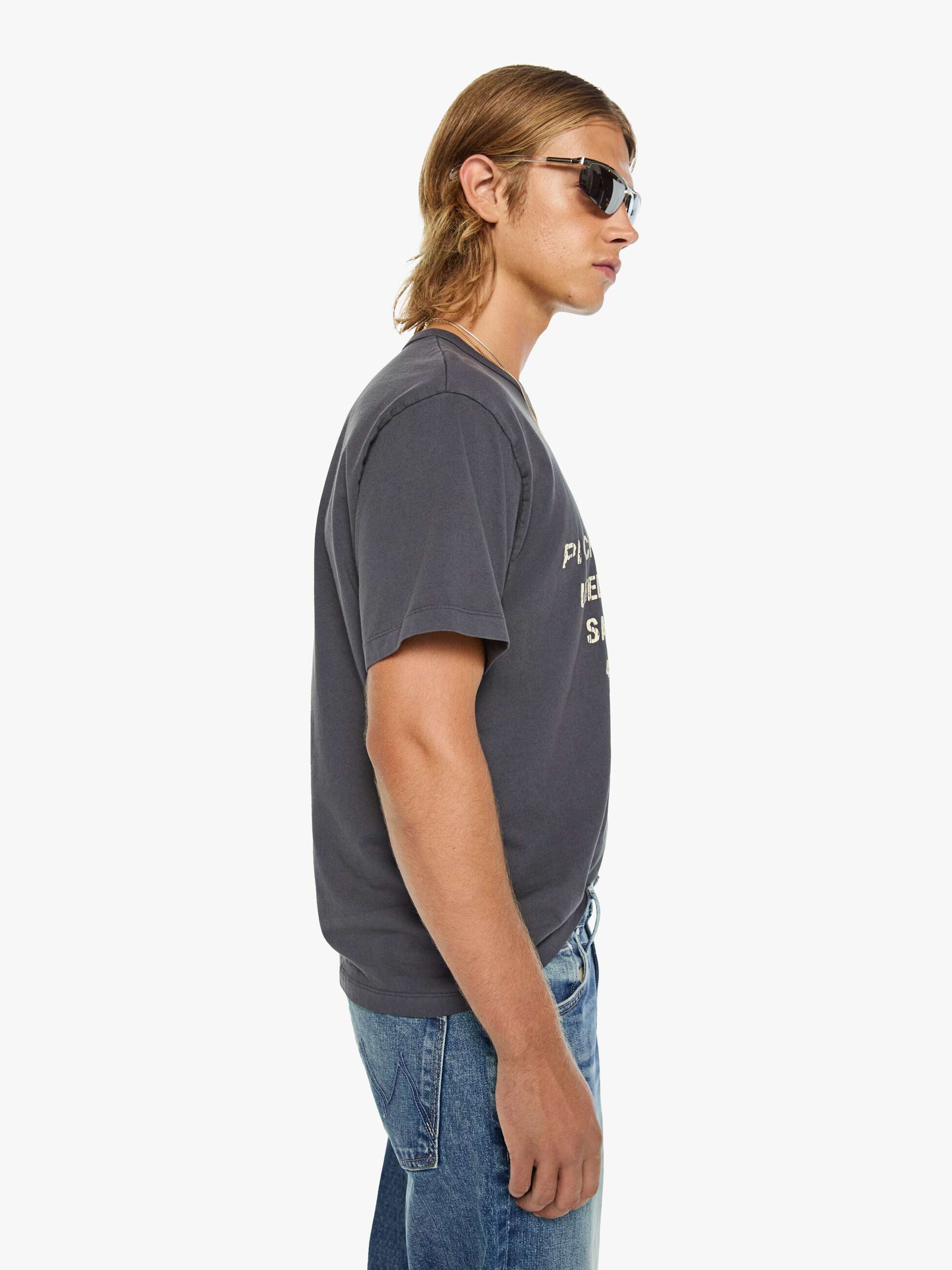 Mother The Big Boy T-Shirt Slowpoke Dunkelgrau Print