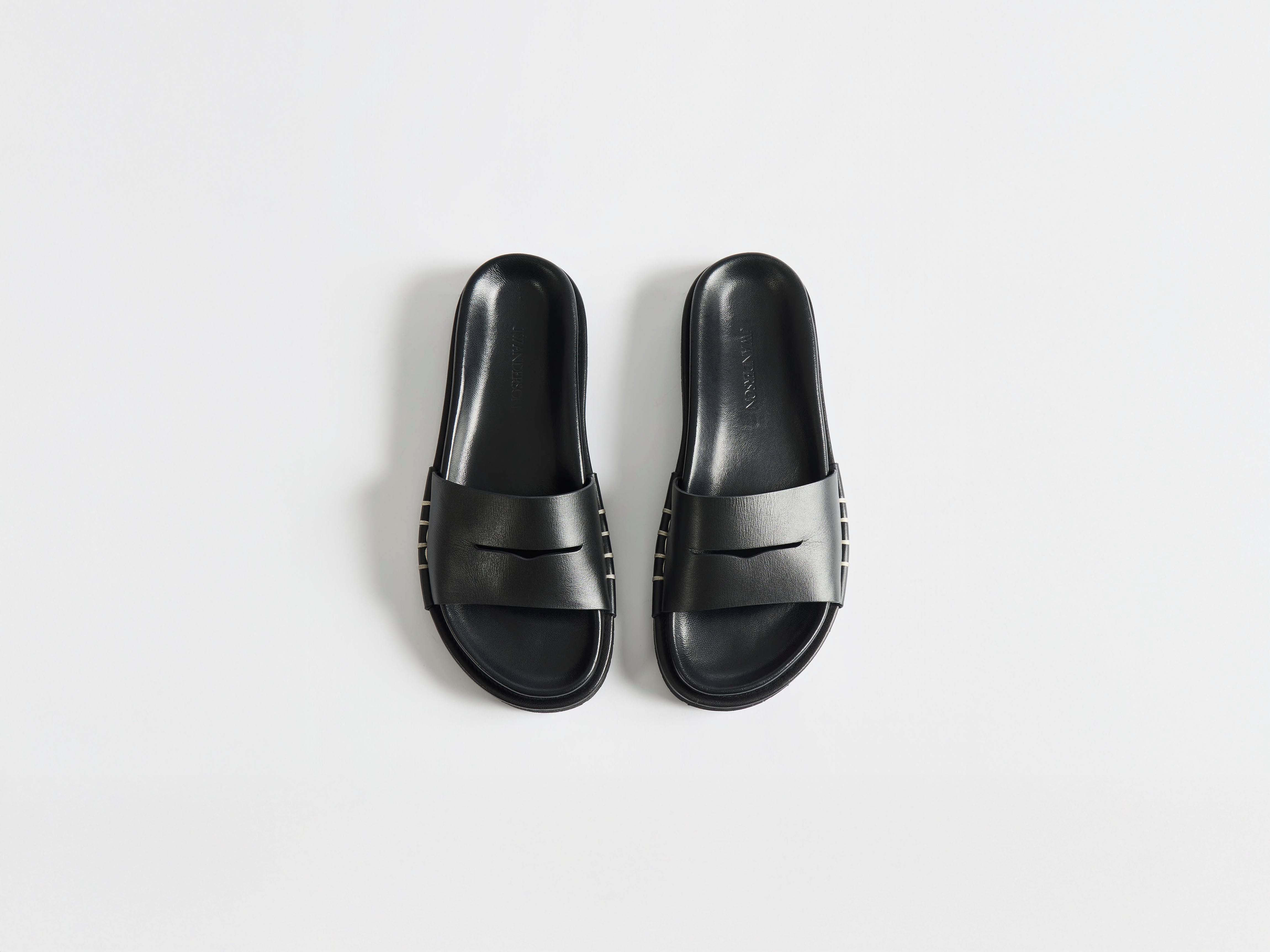 J.W.Anderson Fussbett Schuhe Damen schwarz Leder