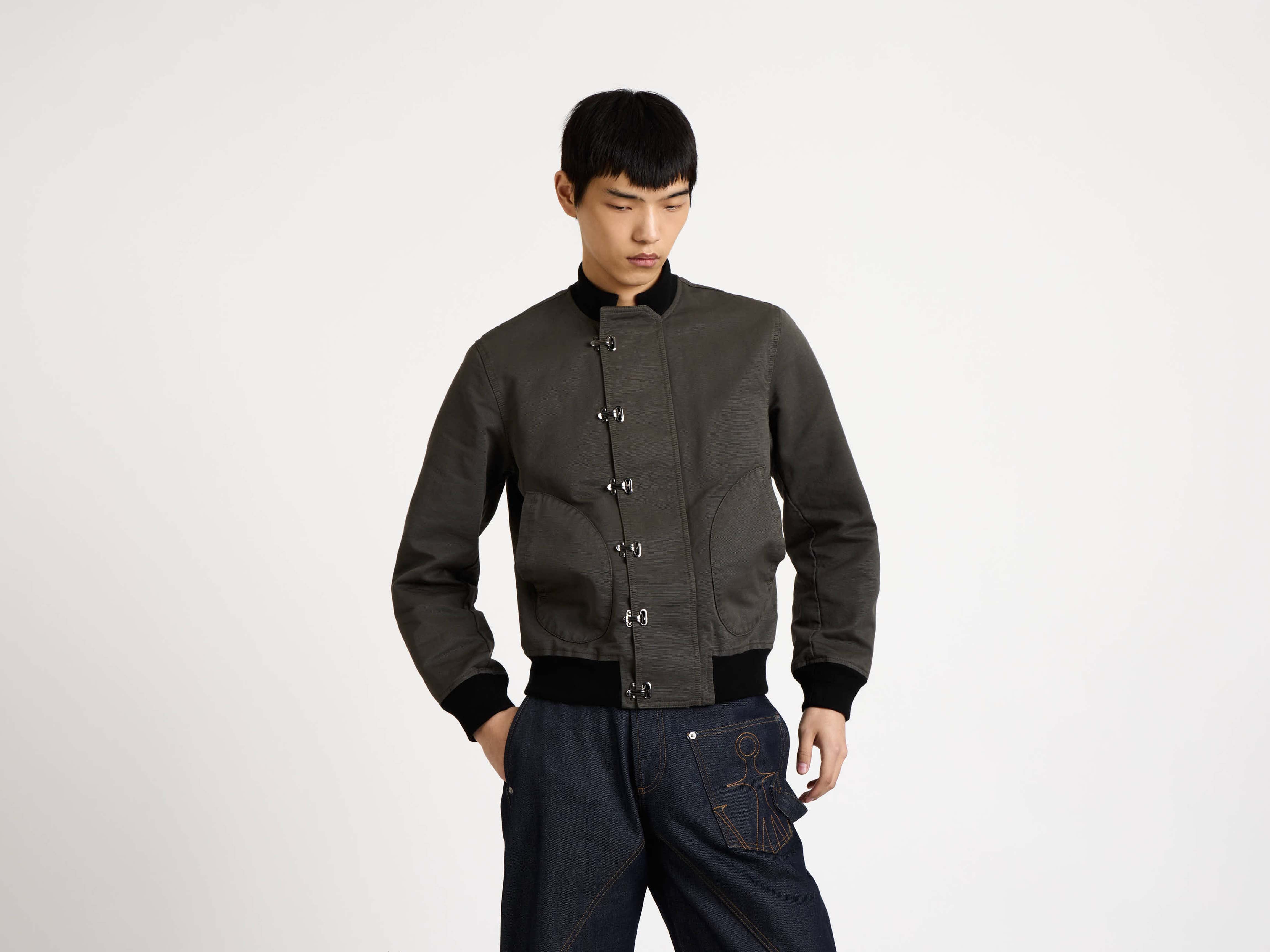 J.W. Anderson Deck Jacke Herren dunkelgrau Jacke