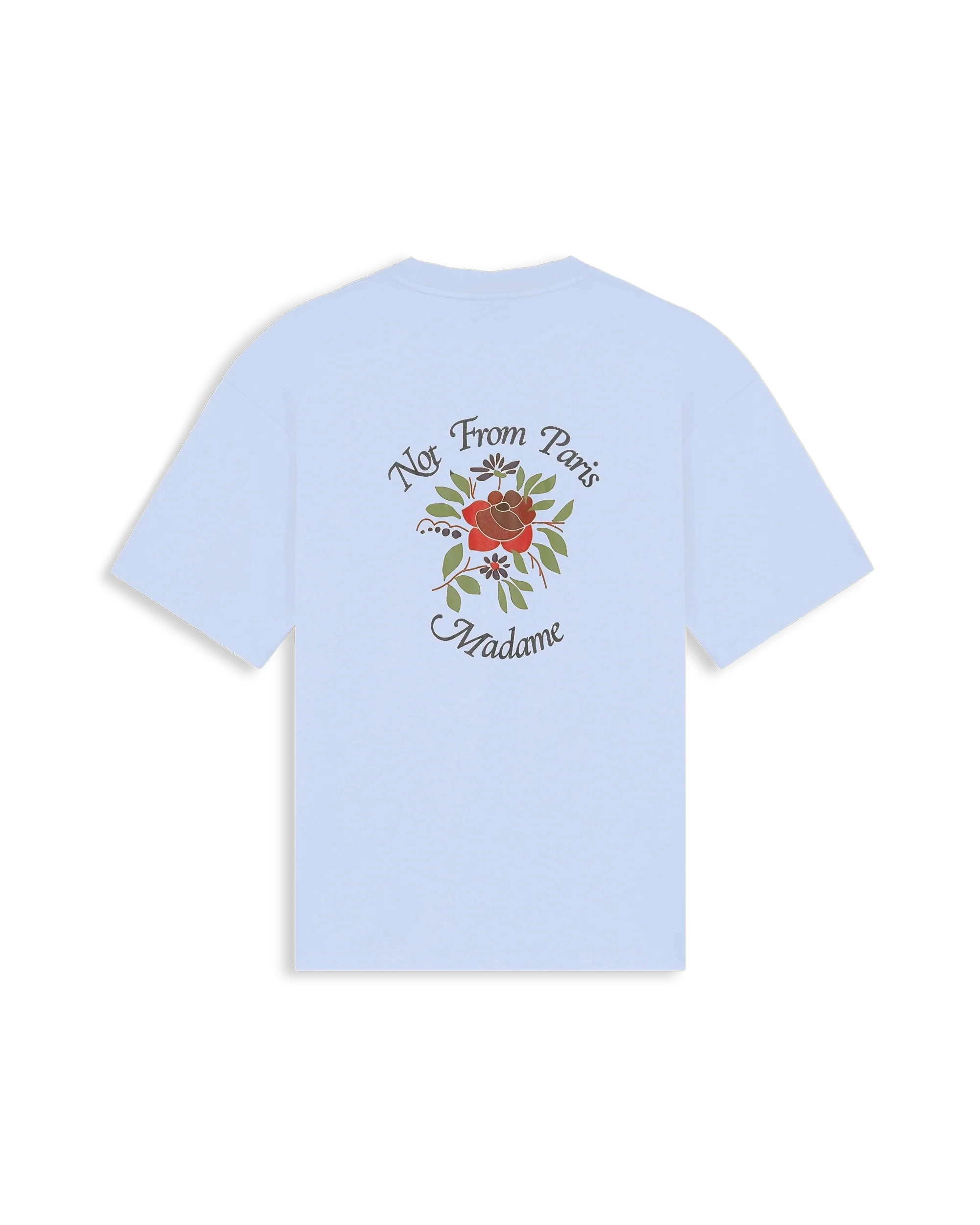 Drôle De Monsieur Slogan Rose T-Shirt hellblau