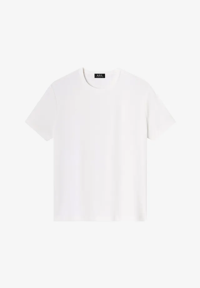 A.P.C. Mikrologo T-Shirt Weiß M Bio-Baumwolle