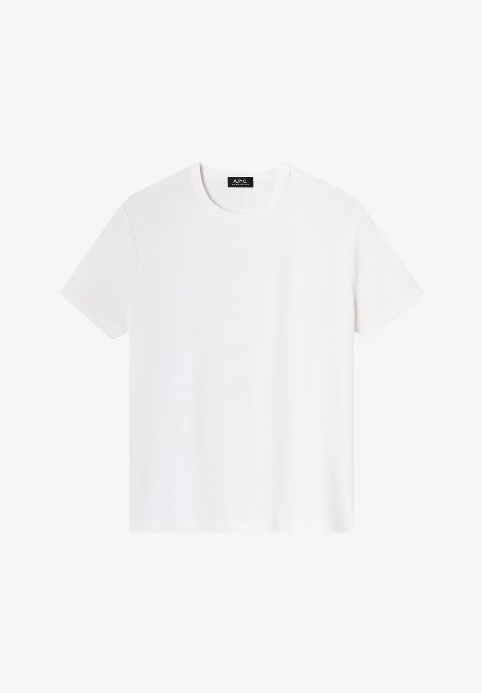 A.P.C. Mikrologo T-Shirt Weiß M Bio-Baumwolle