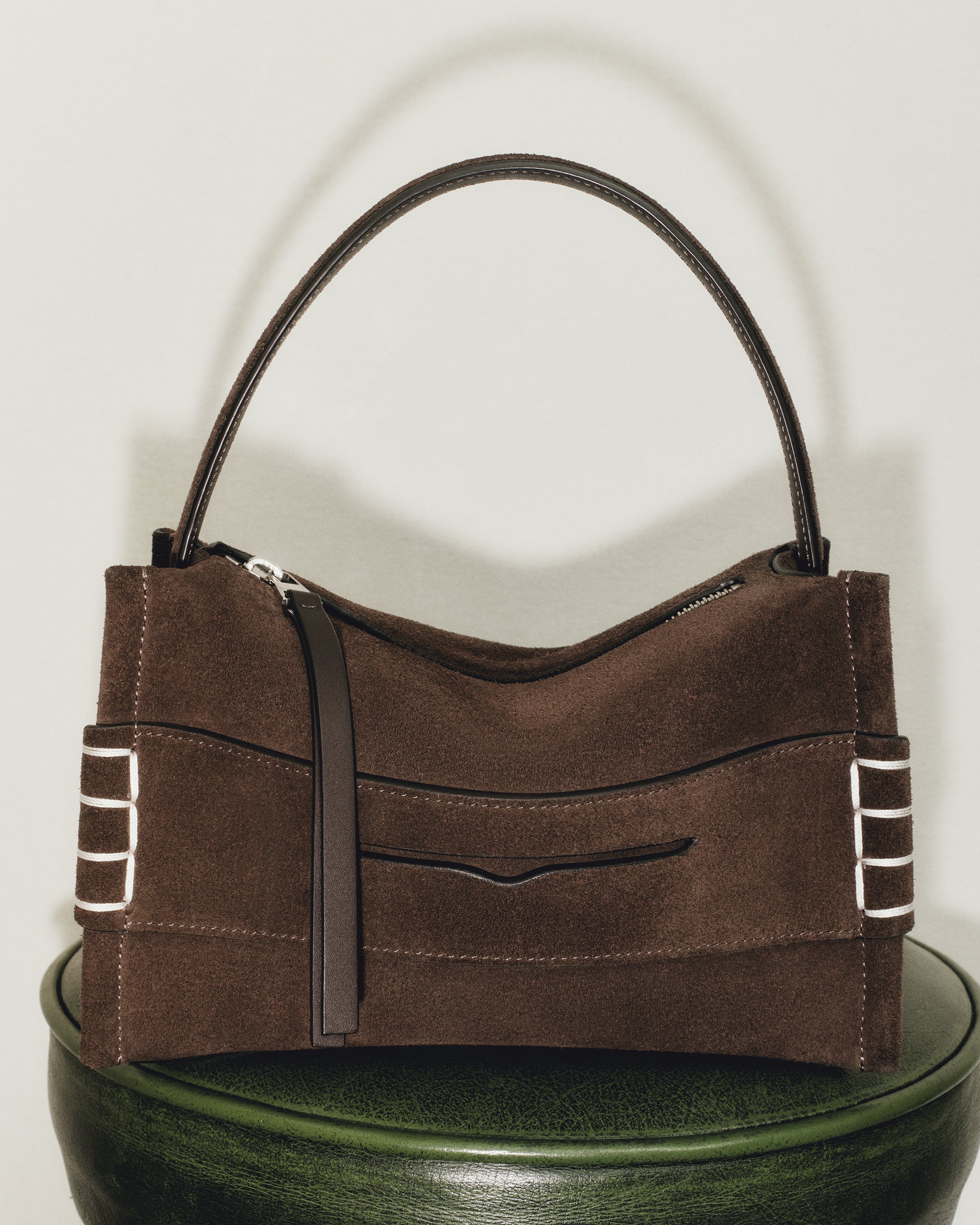 J.W.Anderson Small Loafer Bag Tasche Braun Wildleder