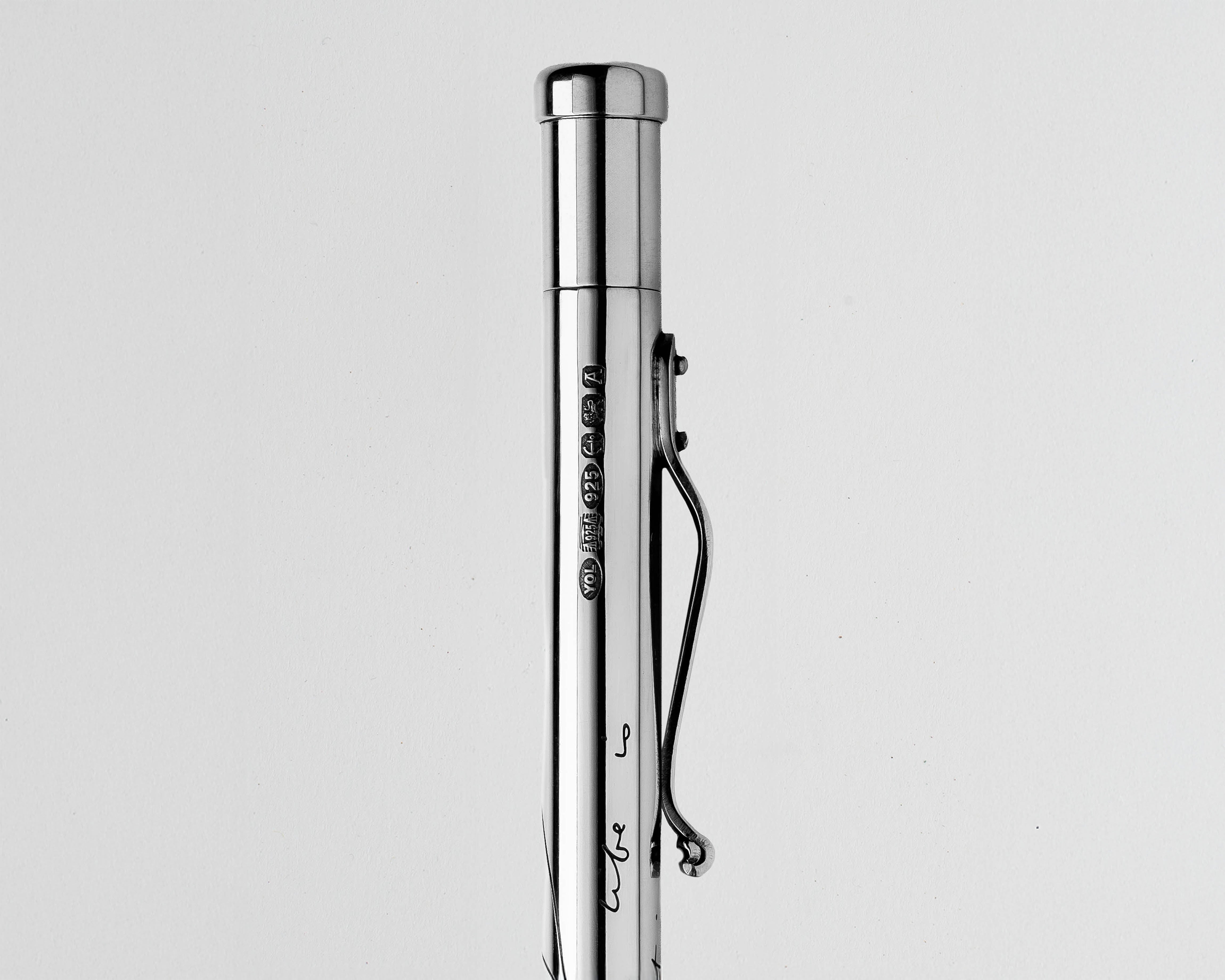 J.W.Anderson Homeware Kugelschreiber Sterlingsilber Wilde Gravur