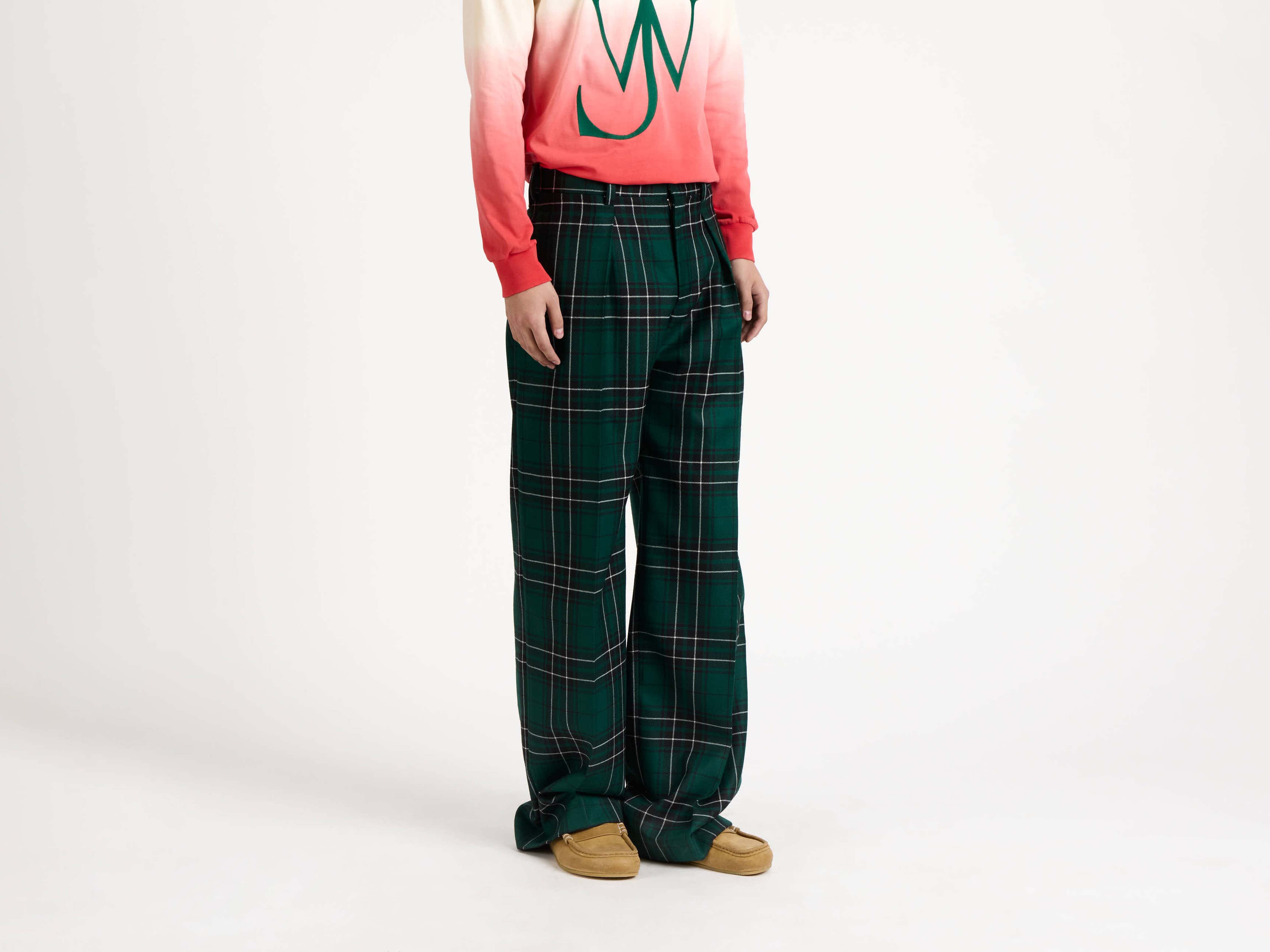J.W.Anderson Trousers Straight Leg Herrenhose Forest Green 48