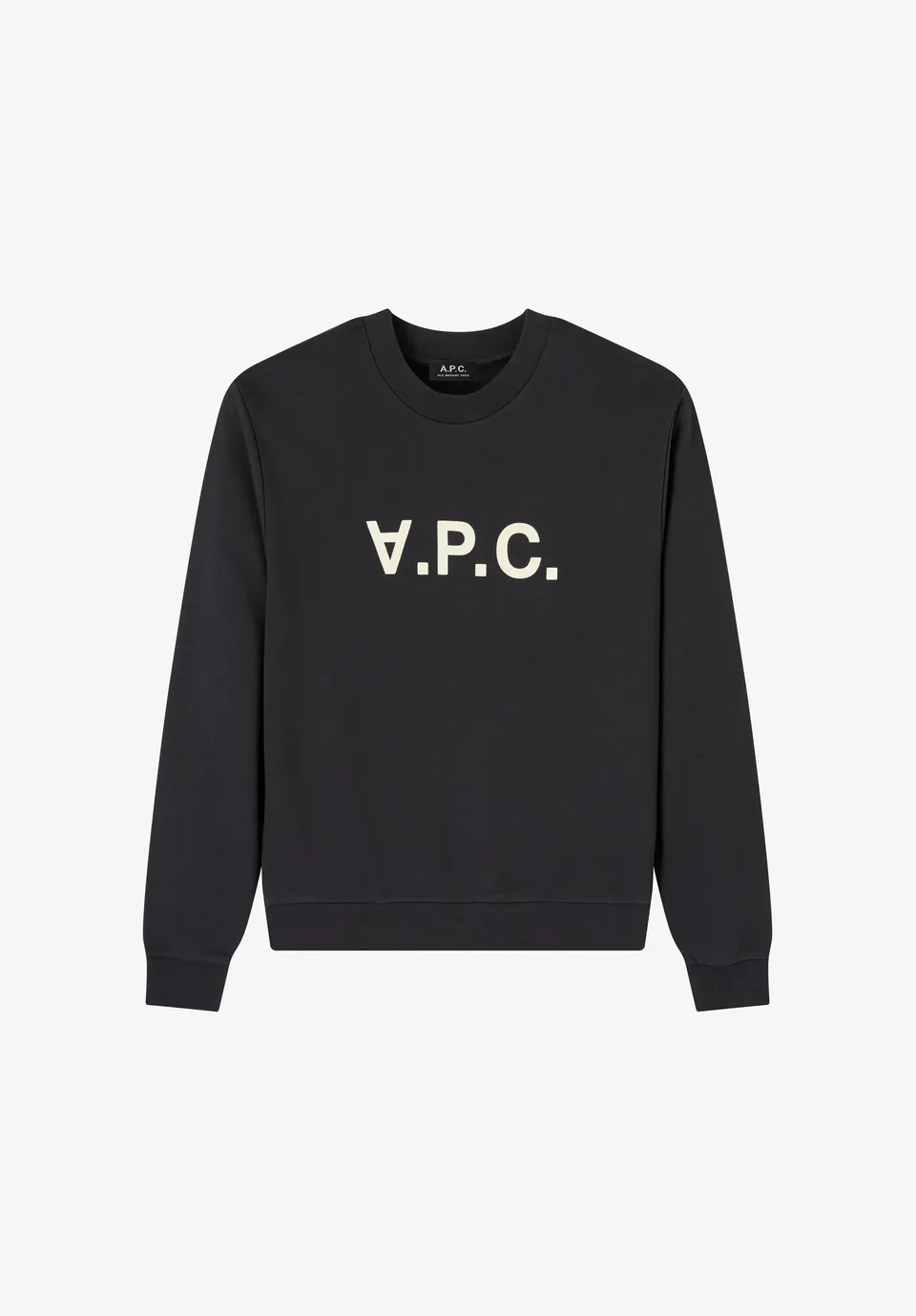 A.P.C. V.P.C. Sweatshirt Schwarz Bio-Baumwolle