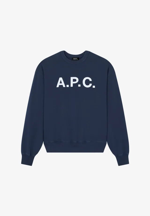 A.P.C. Sweatshirts Sweatshirt Marineblau M Baumwolle