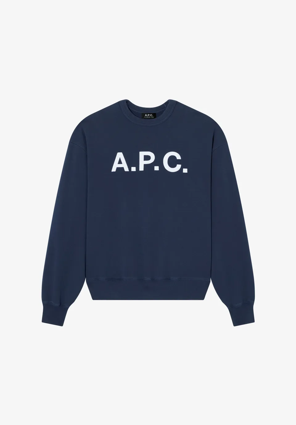 A.P.C. Sweatshirts Sweatshirt Marineblau M Baumwolle