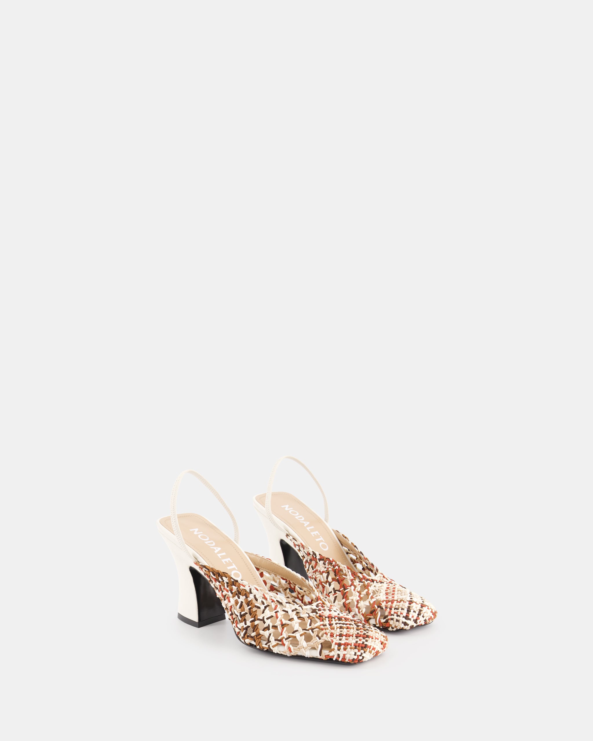 Nodaleto Nodstalgia Anya 90 Slingpumps Latte Yarn 9cm