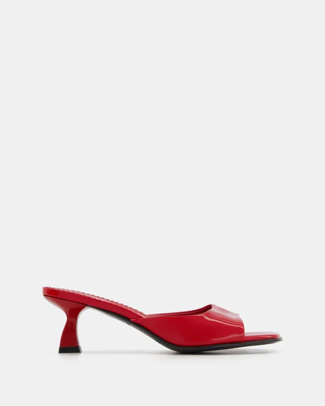 Nodaleto Dona Reese Mules Midnight Red Patent 5 cm