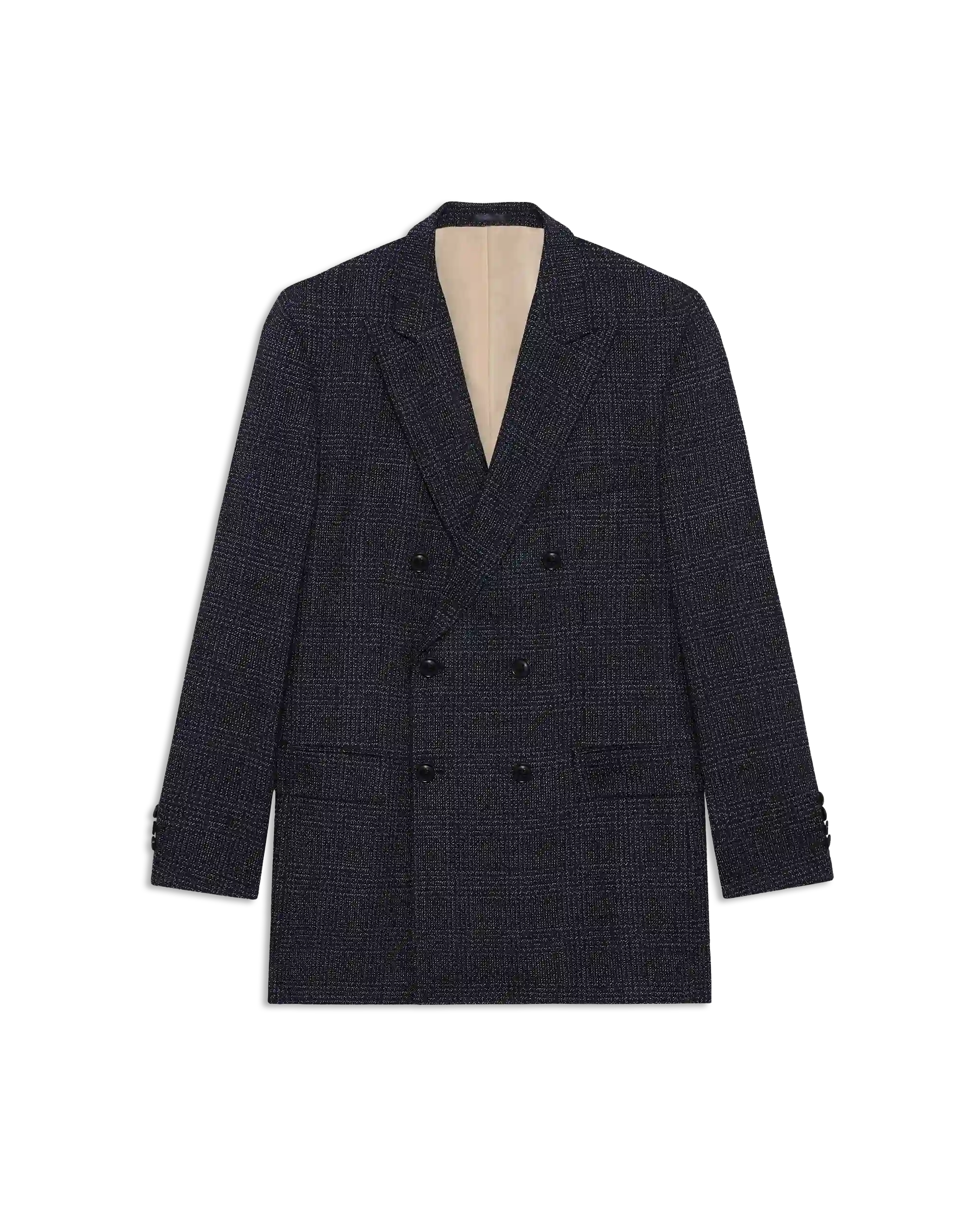 Drôle De Monsieur Veste Double Boutonnage Blazer Wolle Navy
