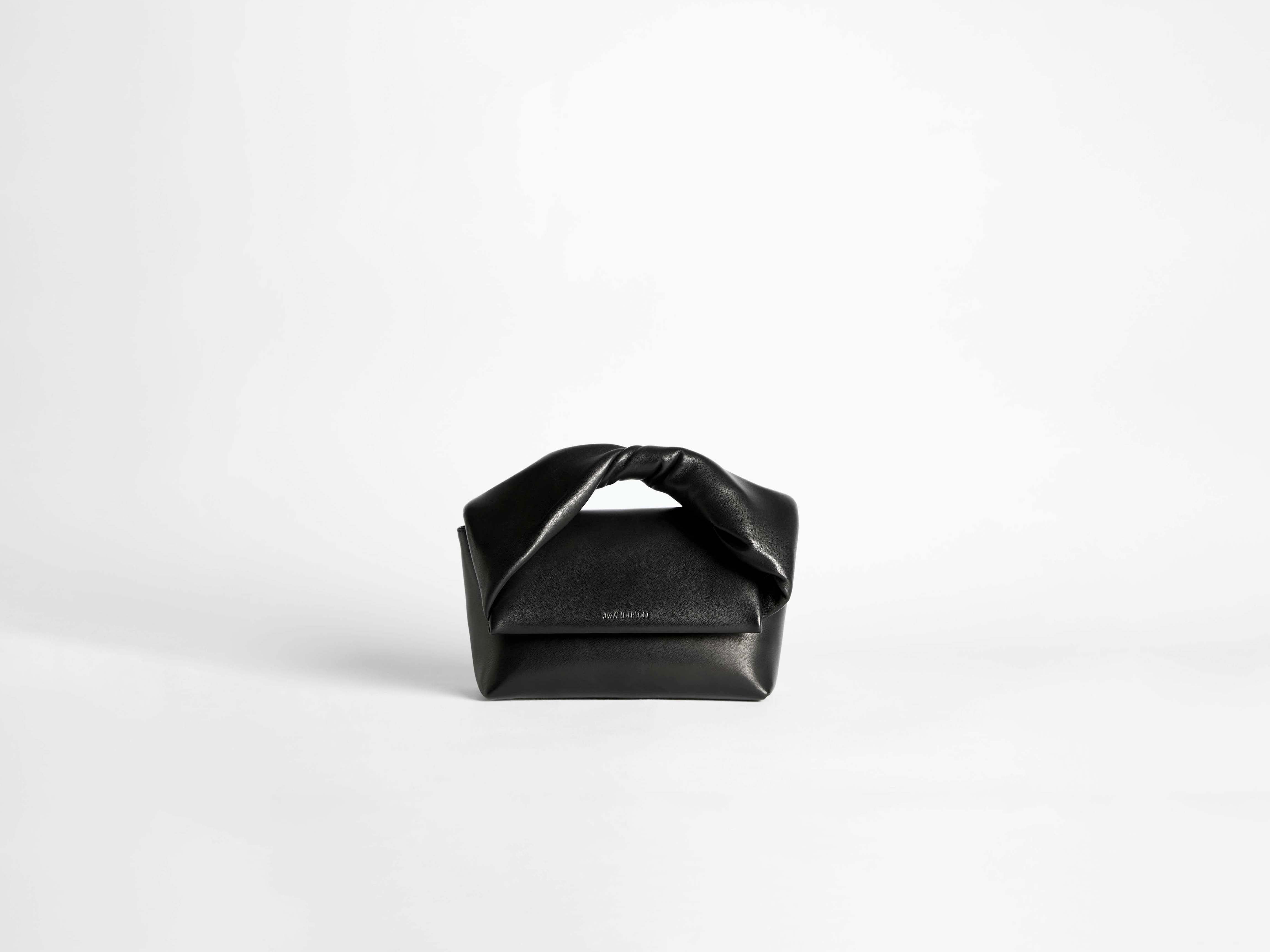 J.W.Anderson Twister Bag Medium Lederhandtasche Schwarz Nappa