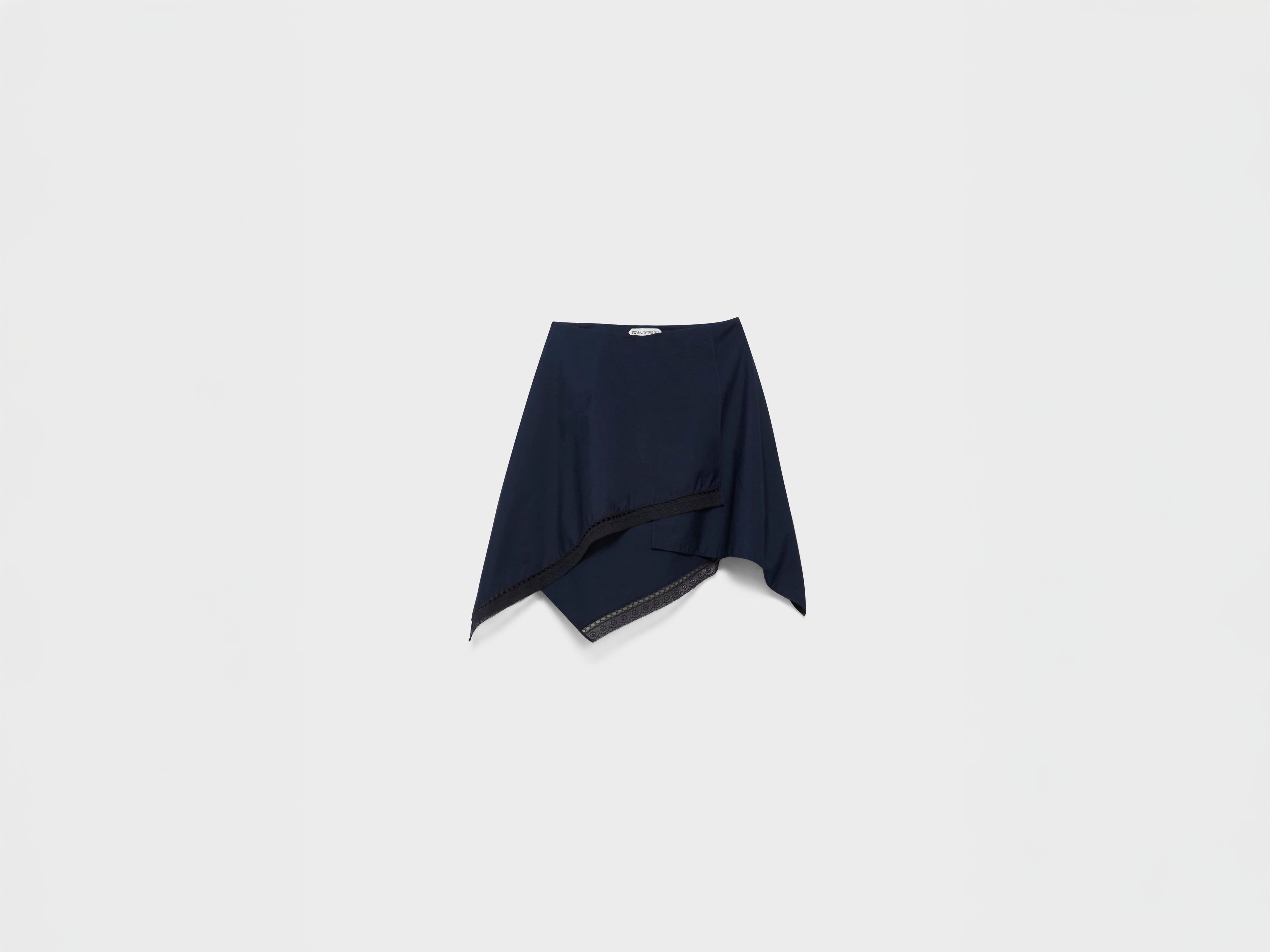 J.W.Anderson Skirts Handkerchief Skirt Rock Dunkelblau Baumwolle