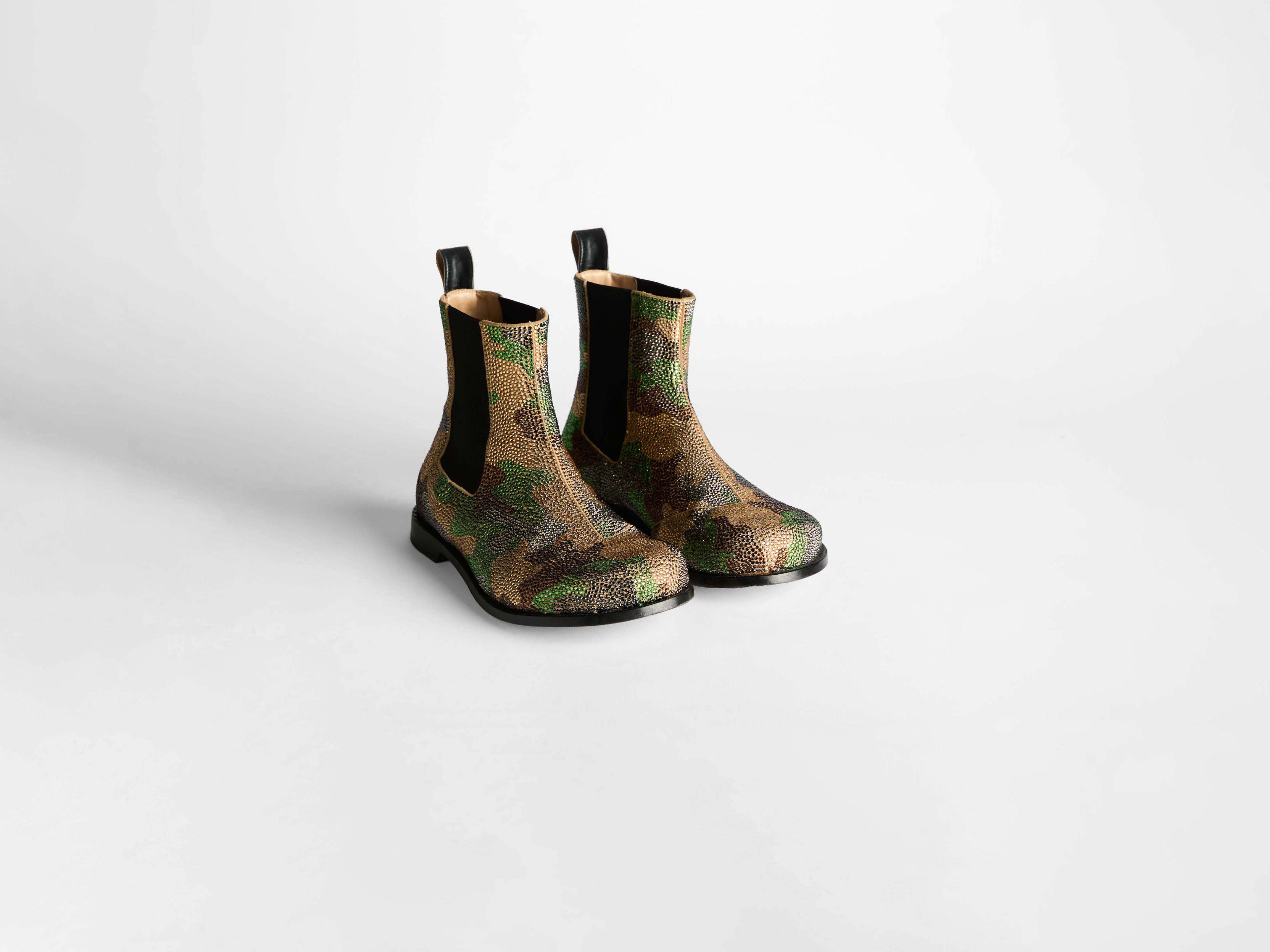 J.W.Anderson Shoes Chelsea Loafer Boots Damen Military Green