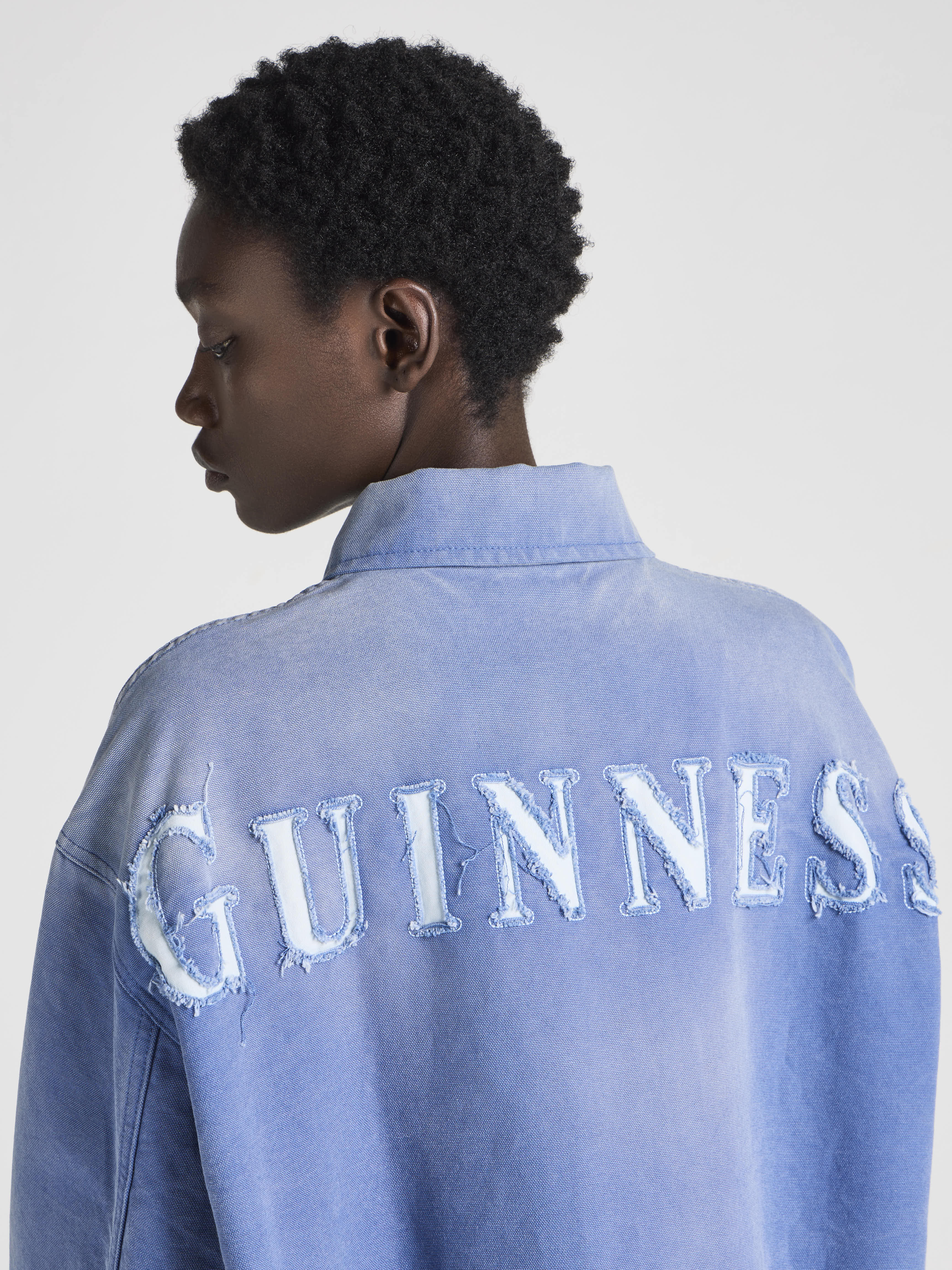 J.W.Anderson Guinness Chore Jacket Denim Mid-Blue Unisex