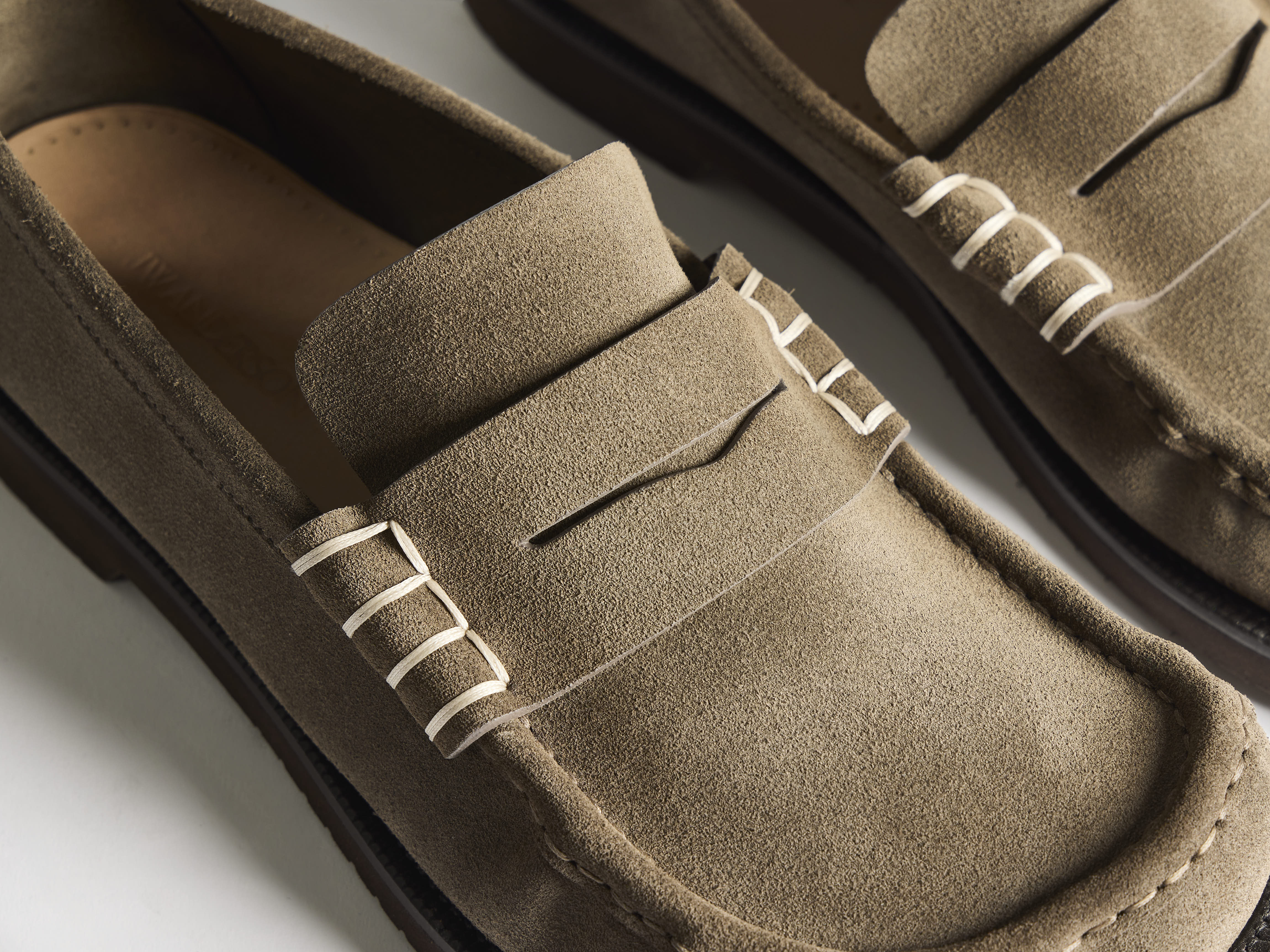 J.W.Anderson Loafer Moccasins Herren Halbschuhe Dunkel Taupe