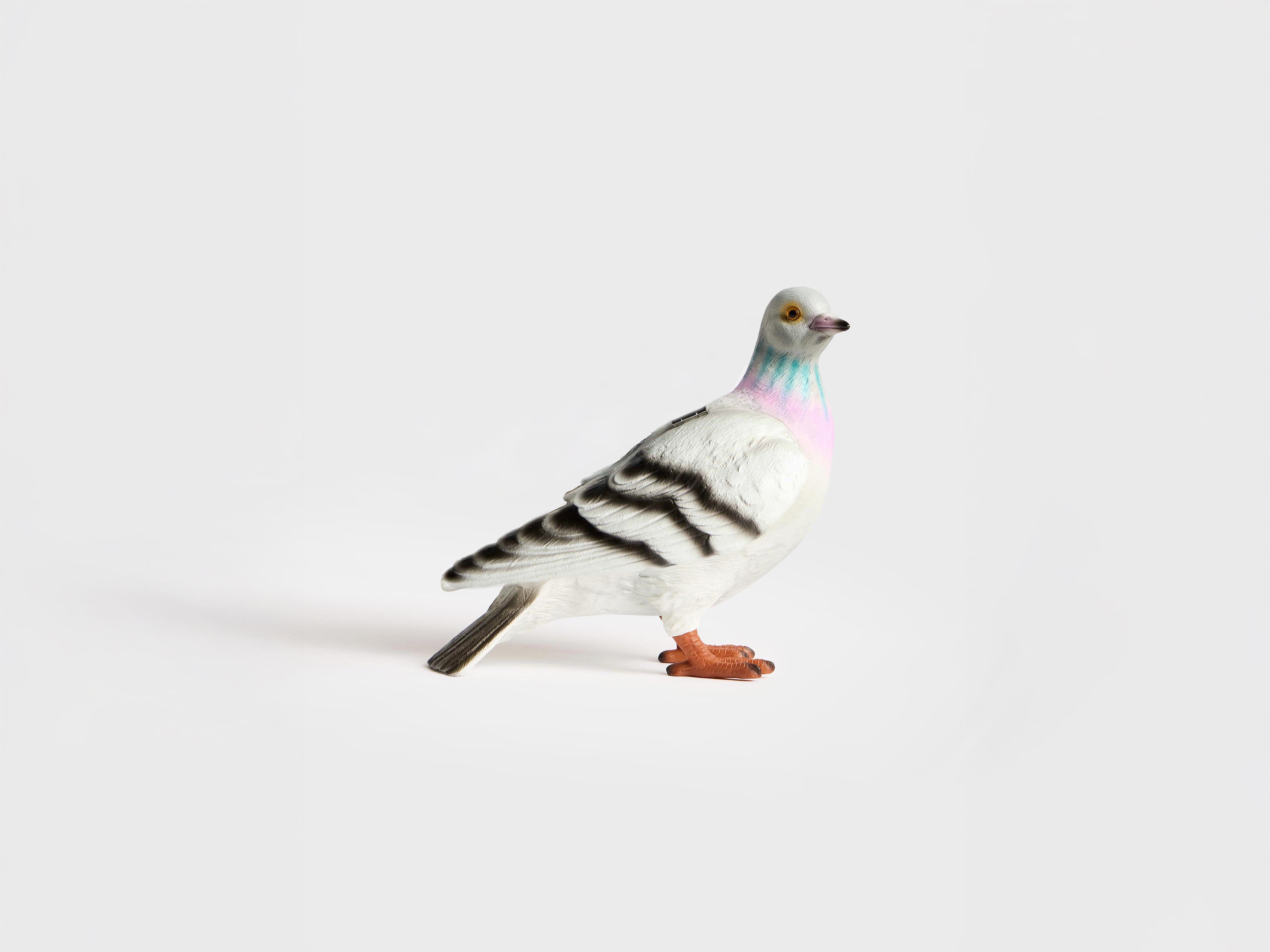J.W.Anderson Bags Pigeon Clutch Tasche Grau