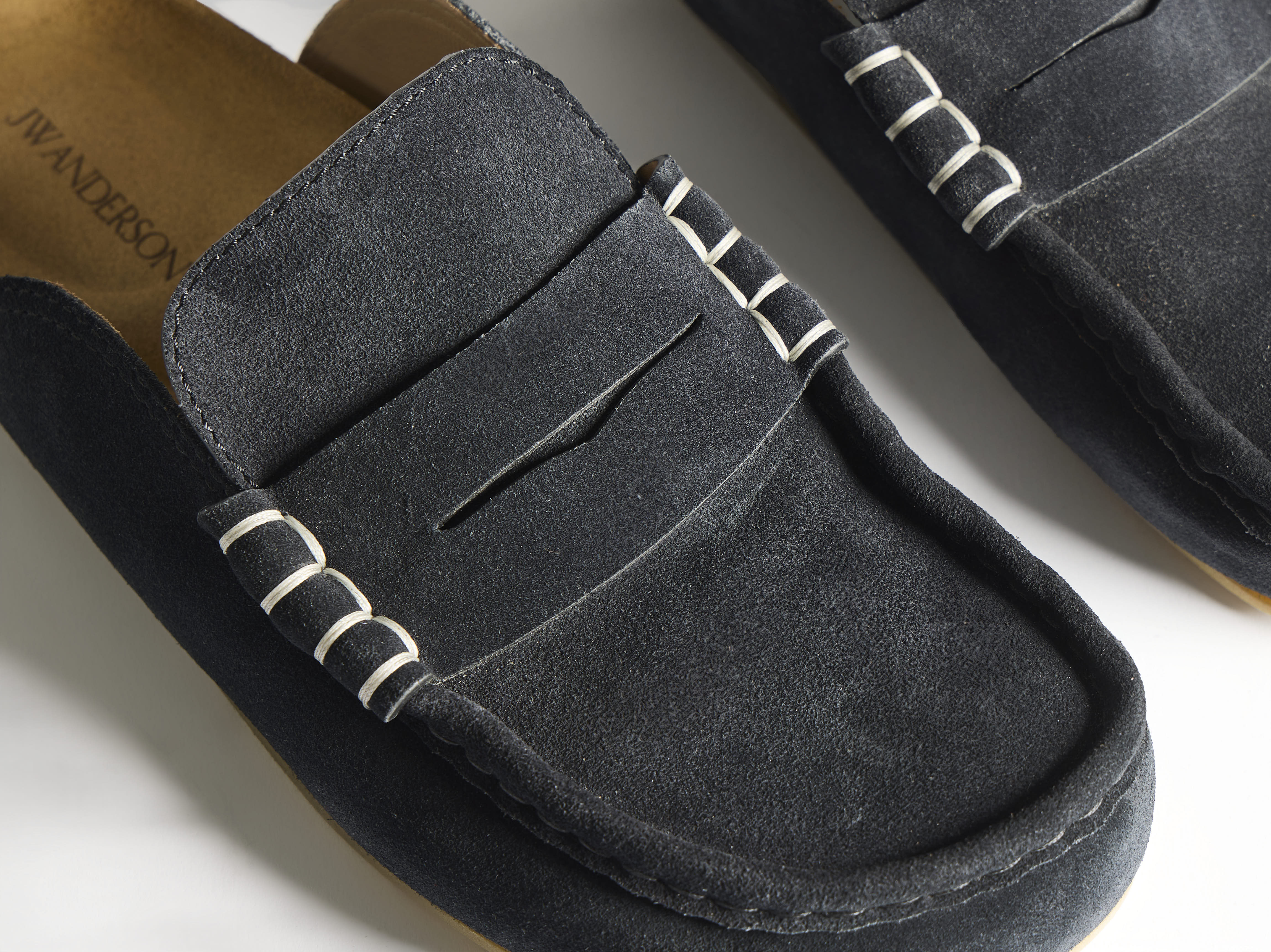 J.W.Anderson Stitch Loafer Herren Midnight Wildleder