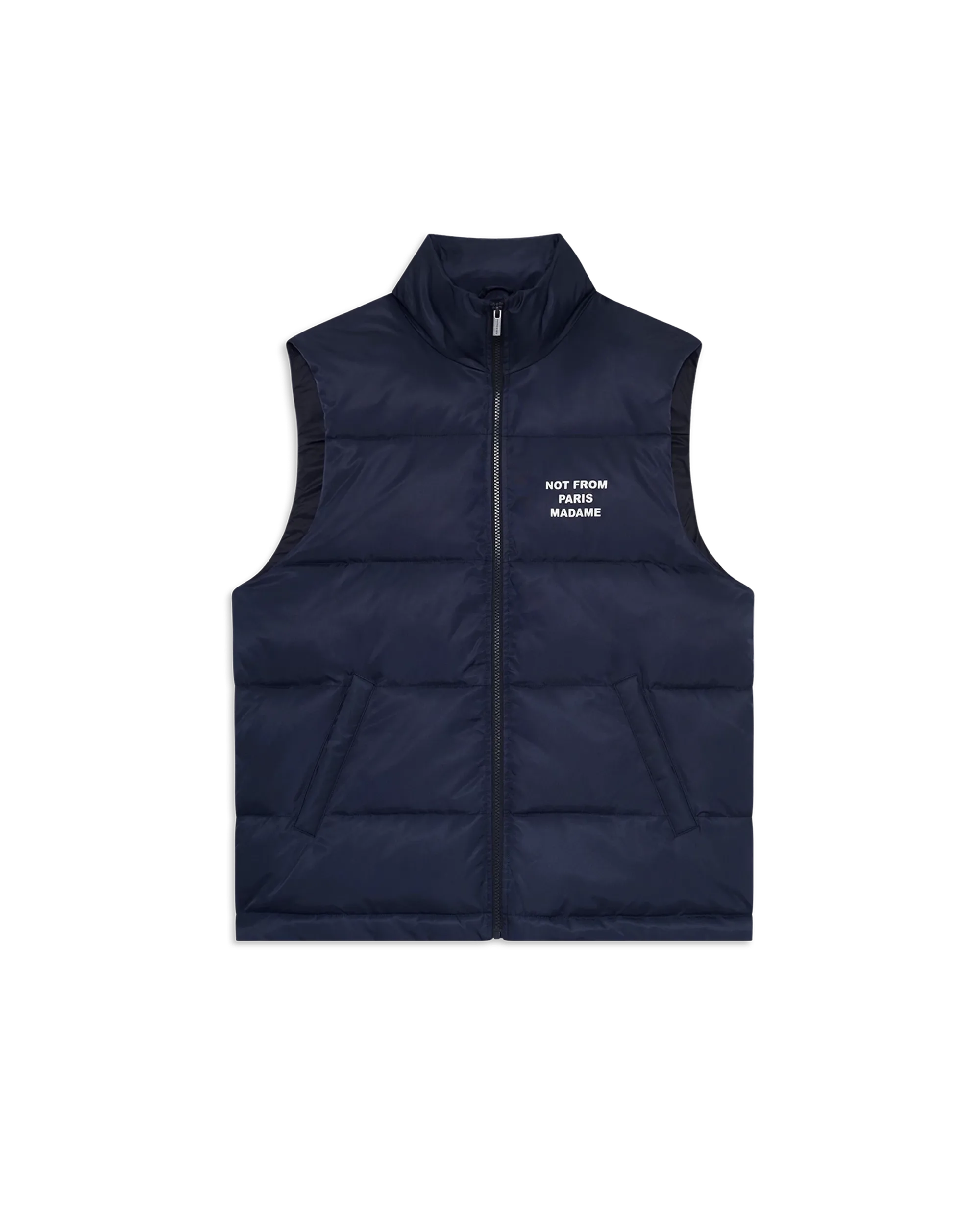 Drôle De Monsieur Slogan Daunenweste navy ärmellos