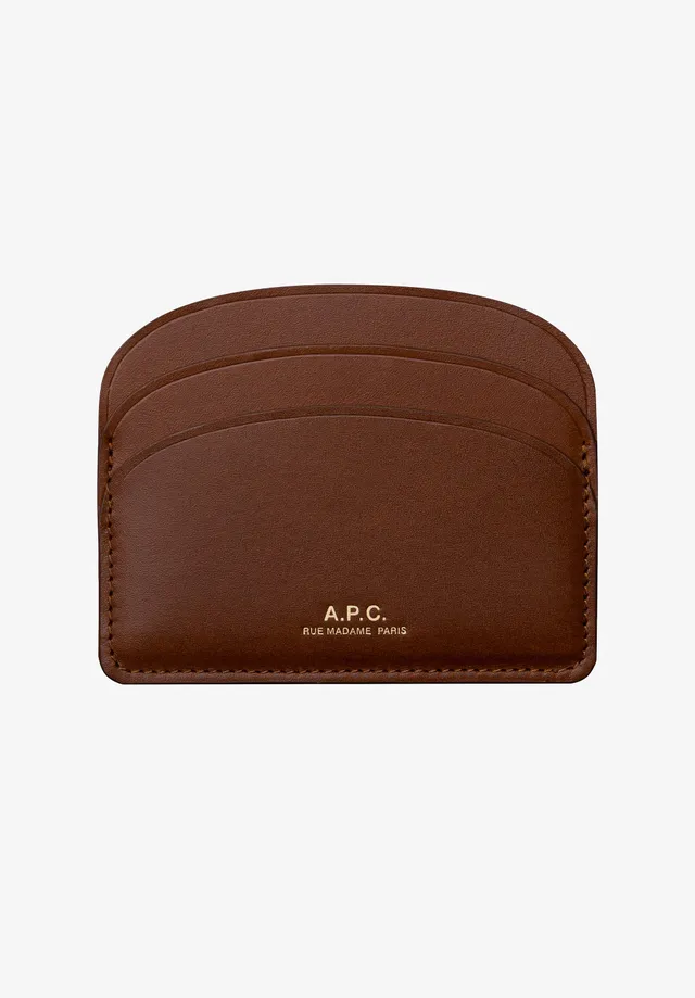 A.P.C. BAGS Demi-Lune Kartenhalter TU Rindsleder