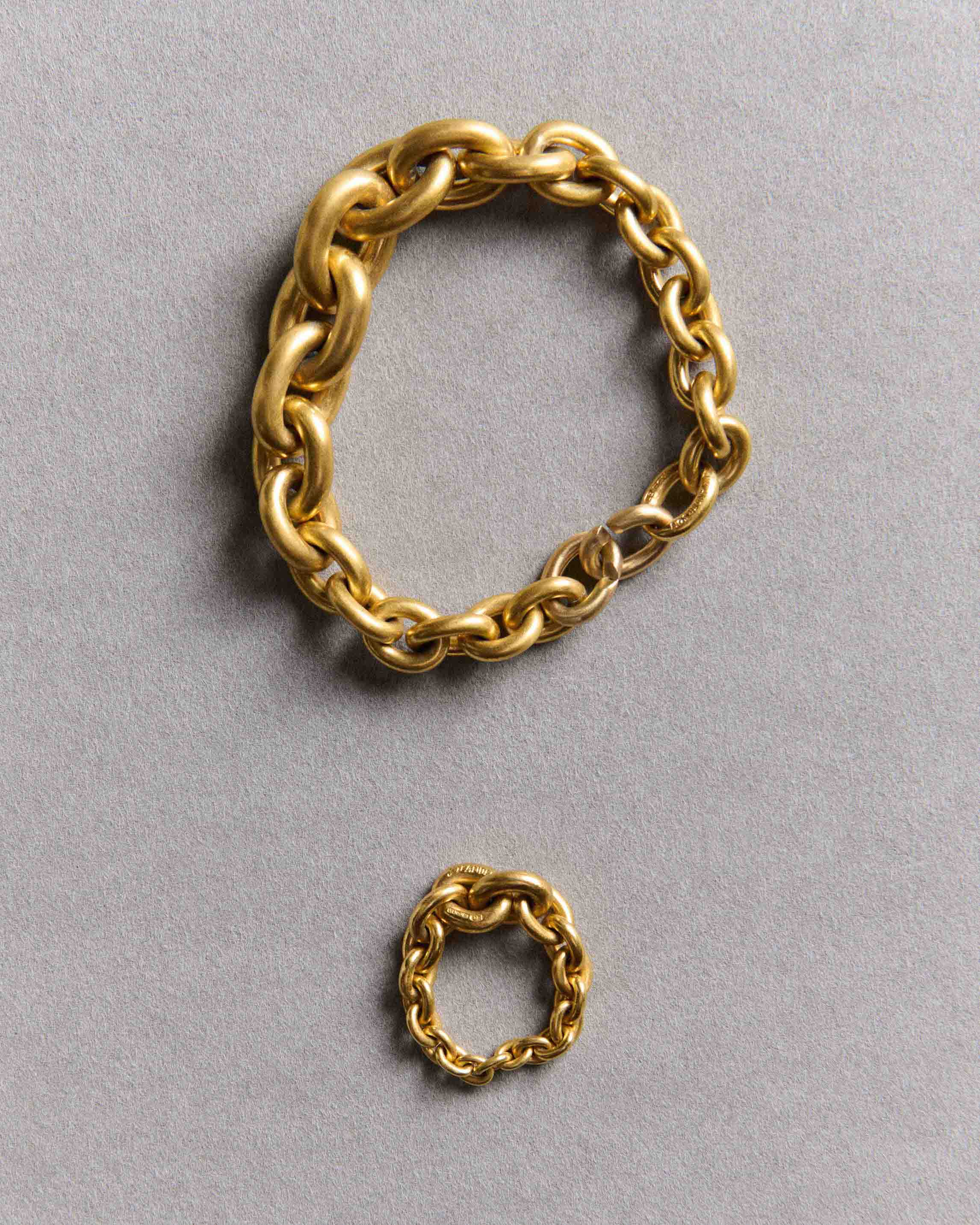 J.W.Anderson Fine Jewellery Chain-Link Armband Gelbgold