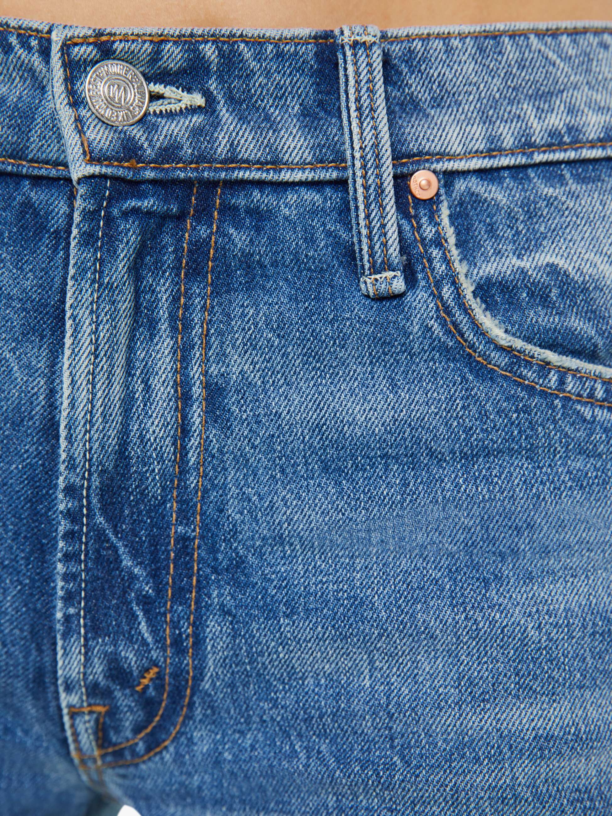 Mother The Reifler Jeans Early Blue Mittelblau Straight