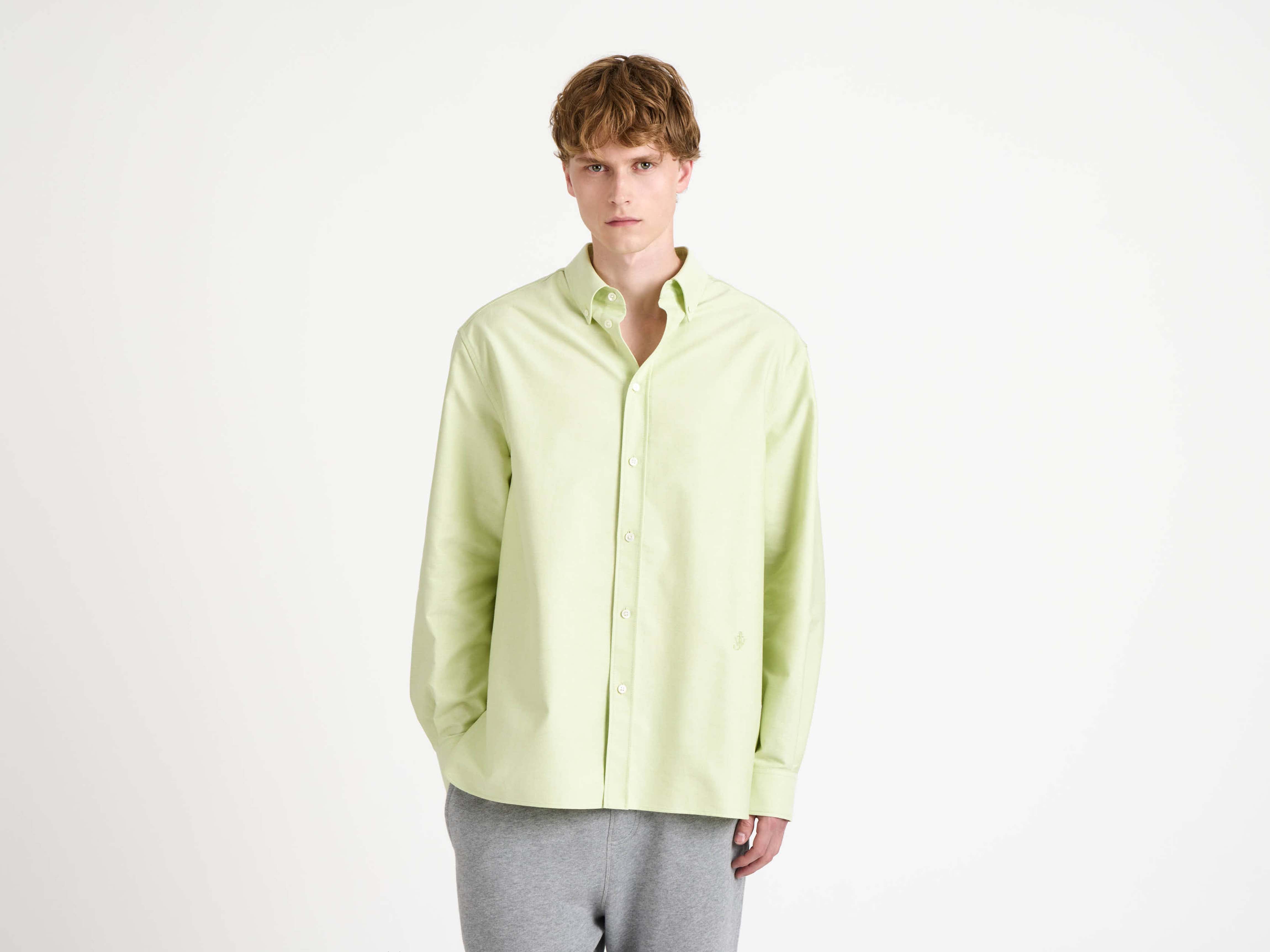 J.W.Anderson Classic Shirt Hemd Lime Oxford 50