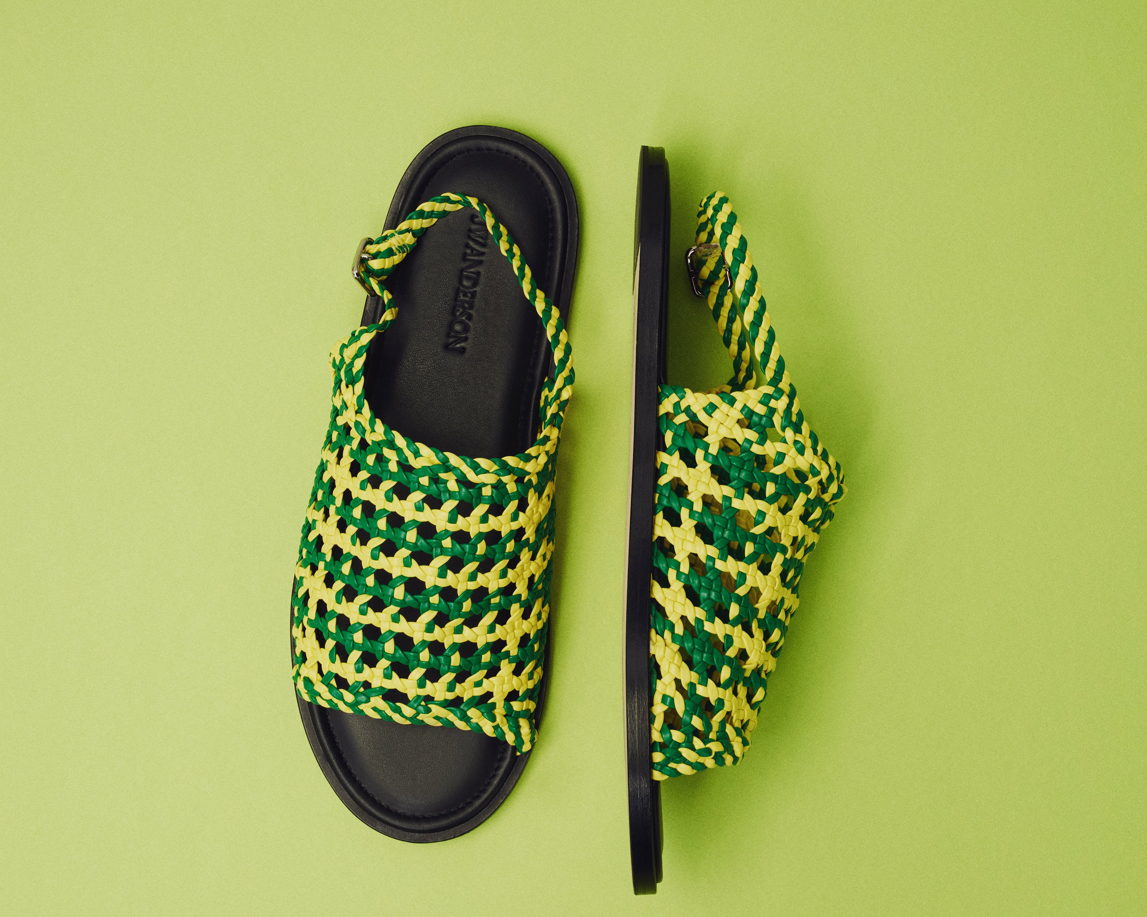 J.W. Anderson Woven Leather Sandal Damensandalen Leder
