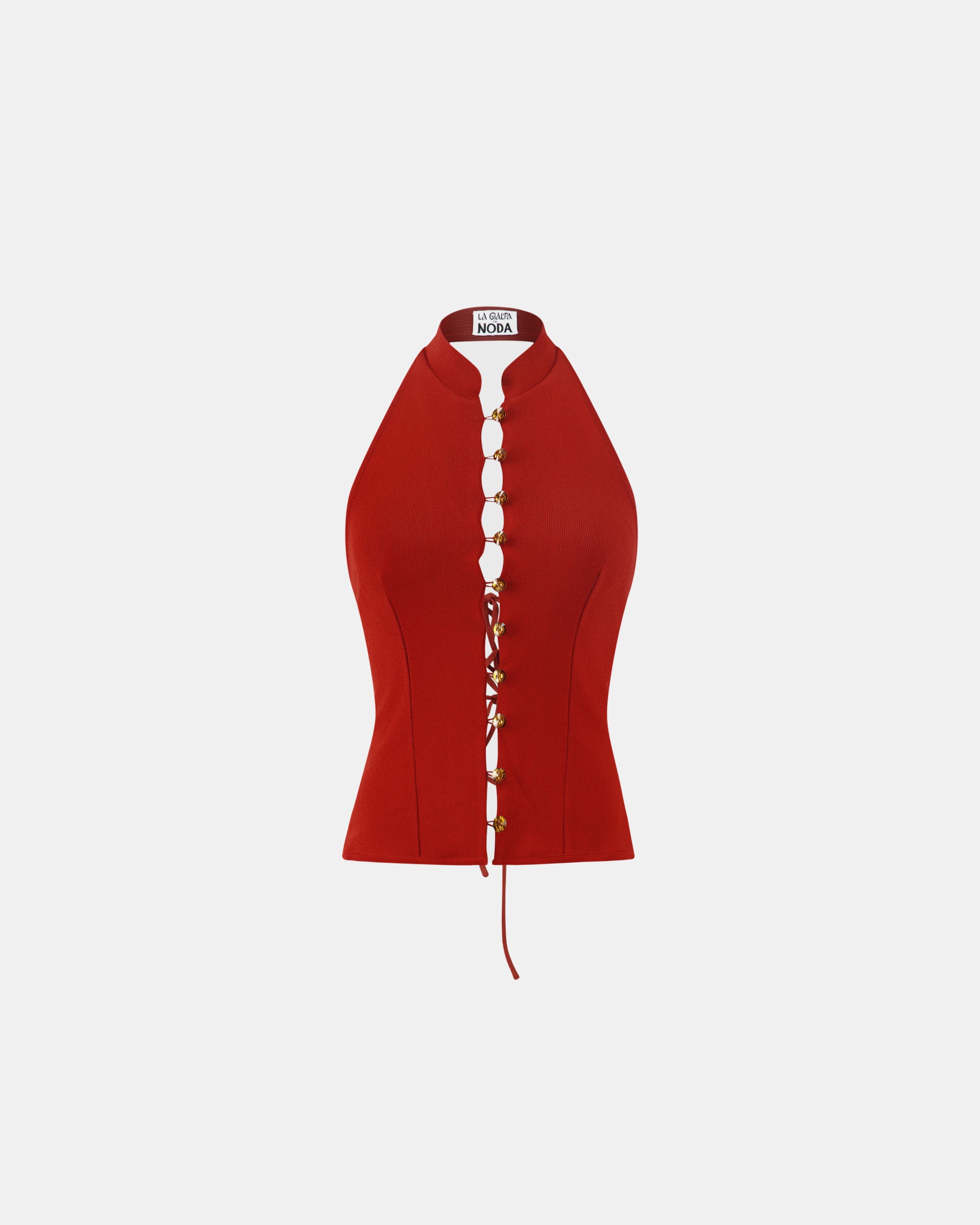 La Galpa for Noda Top Midnight Red Gr XS/S