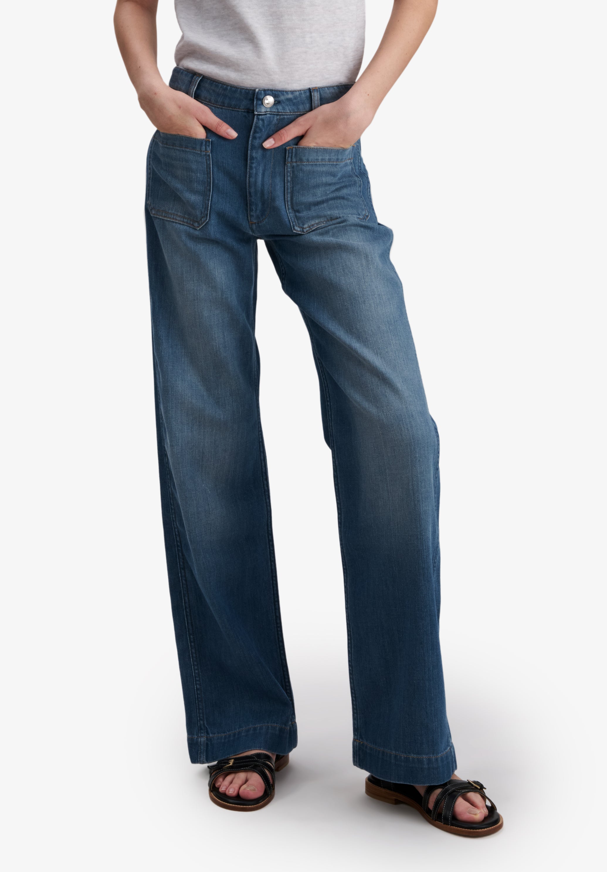 A.P.C. Victoria Jeans Straight Gr. 27 Bio-Denim