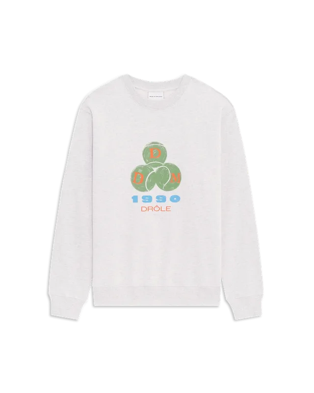 Drôle De Monsieur Drôle 1990 Sweatshirt Sweater grau Baumwolle