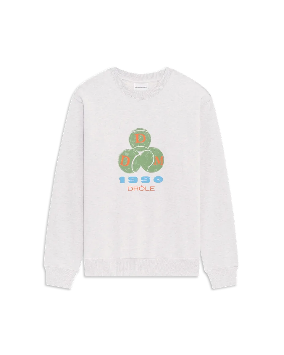 Drôle De Monsieur Drôle 1990 Sweatshirt Sweater grau Baumwolle