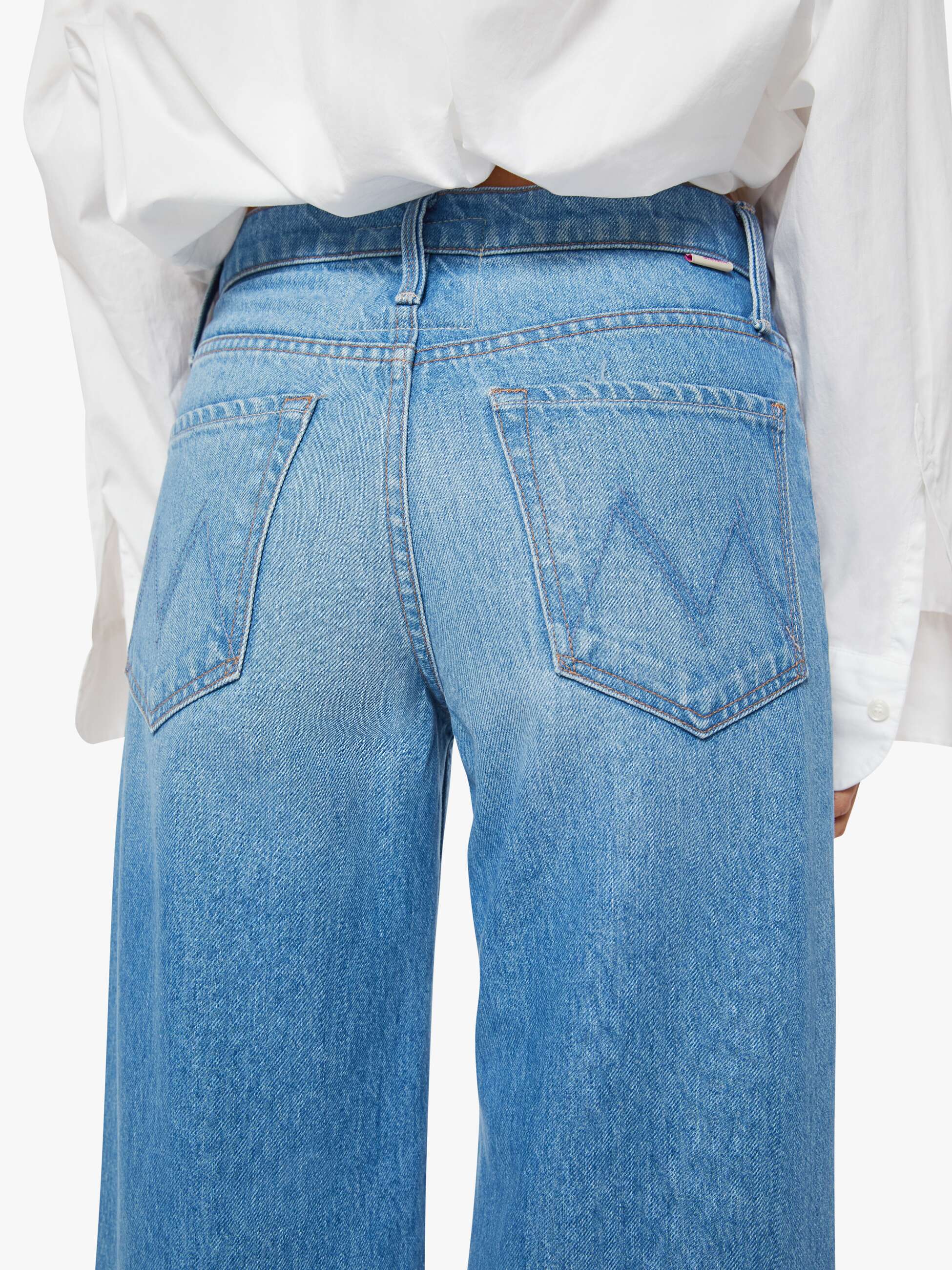 Mother SNACKS Smoothie Crop Cuff Jeans Secret Ingredient