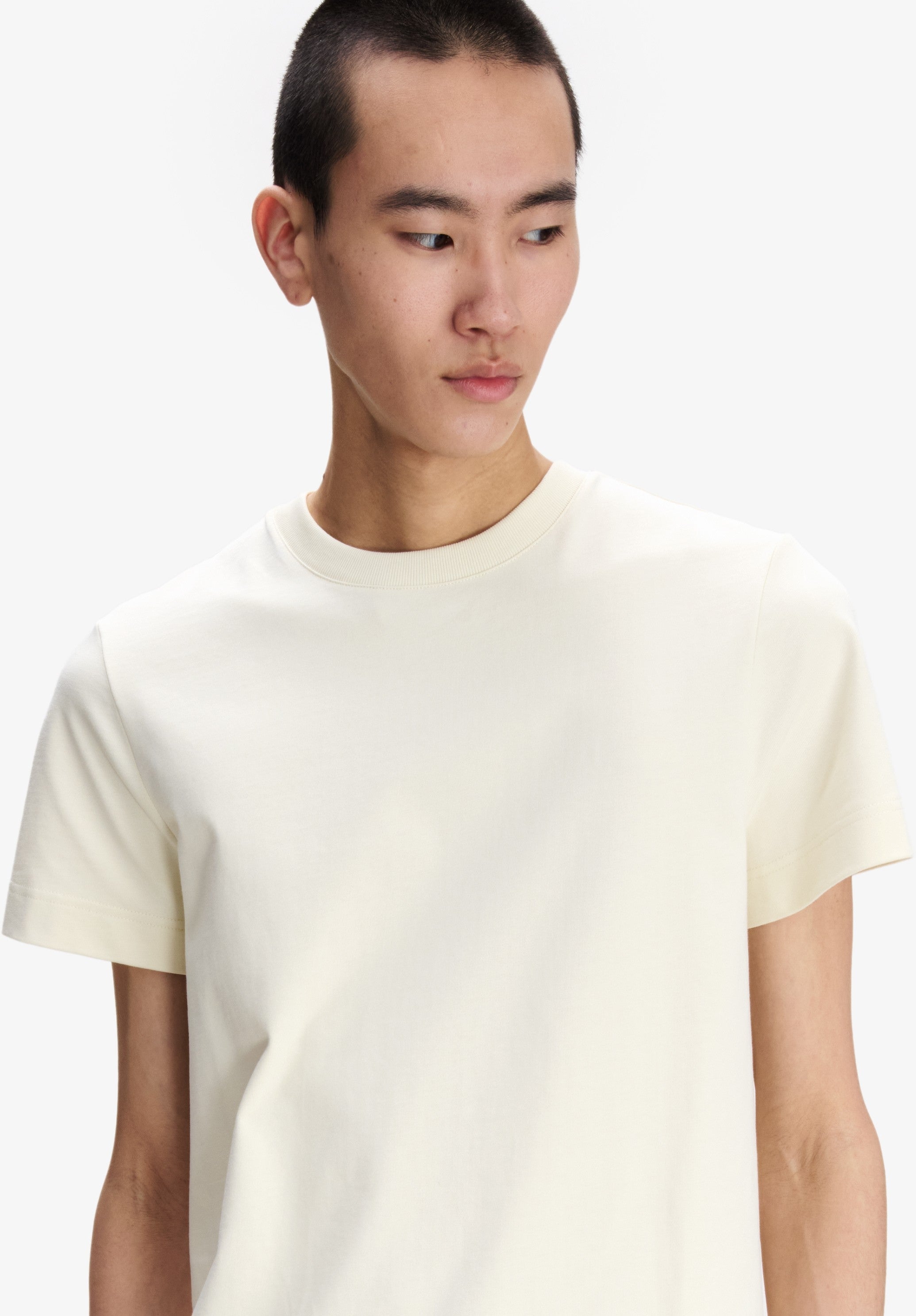 A.P.C. T-Shirt Bio-Baumwolle weiß Kurzarm