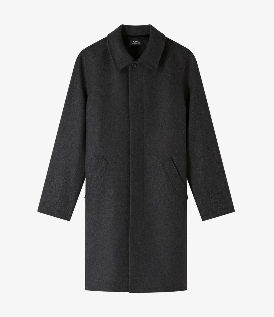 A.P.C. Mac Auster Mantel Wolle Größe M Italien